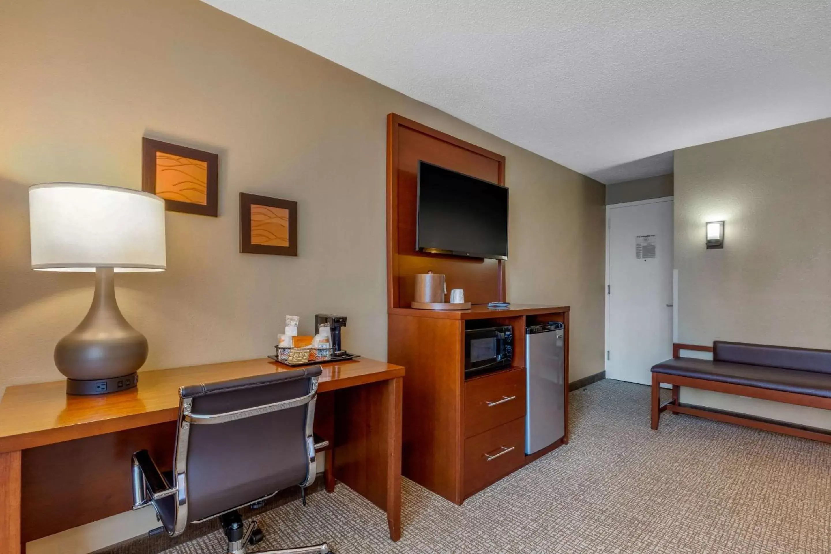 Photo of the whole room, TV/Entertainment Center in Comfort Inn Memphis Downtown