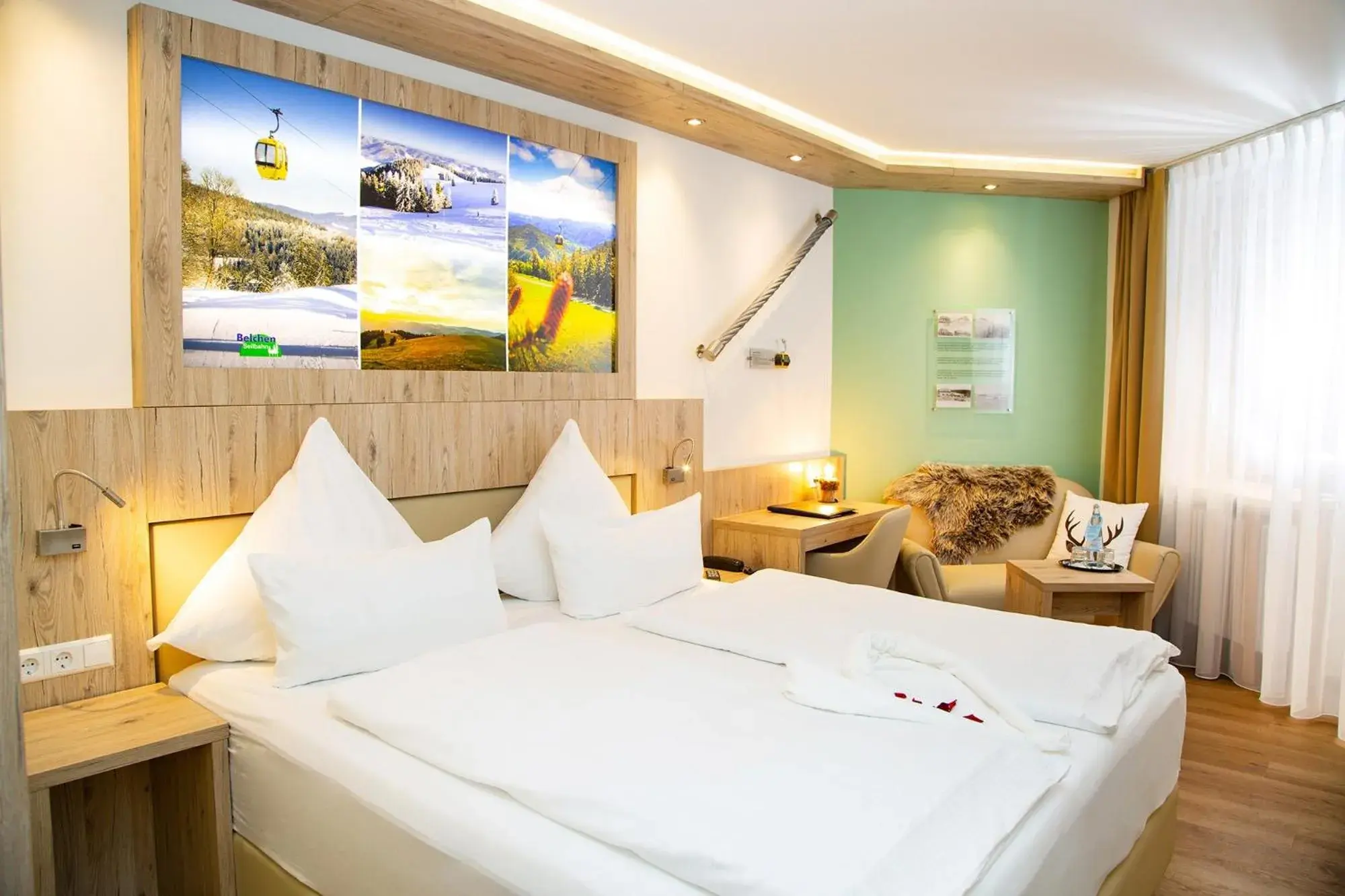 Bedroom, Bed in Fini-Resort Badenweiler