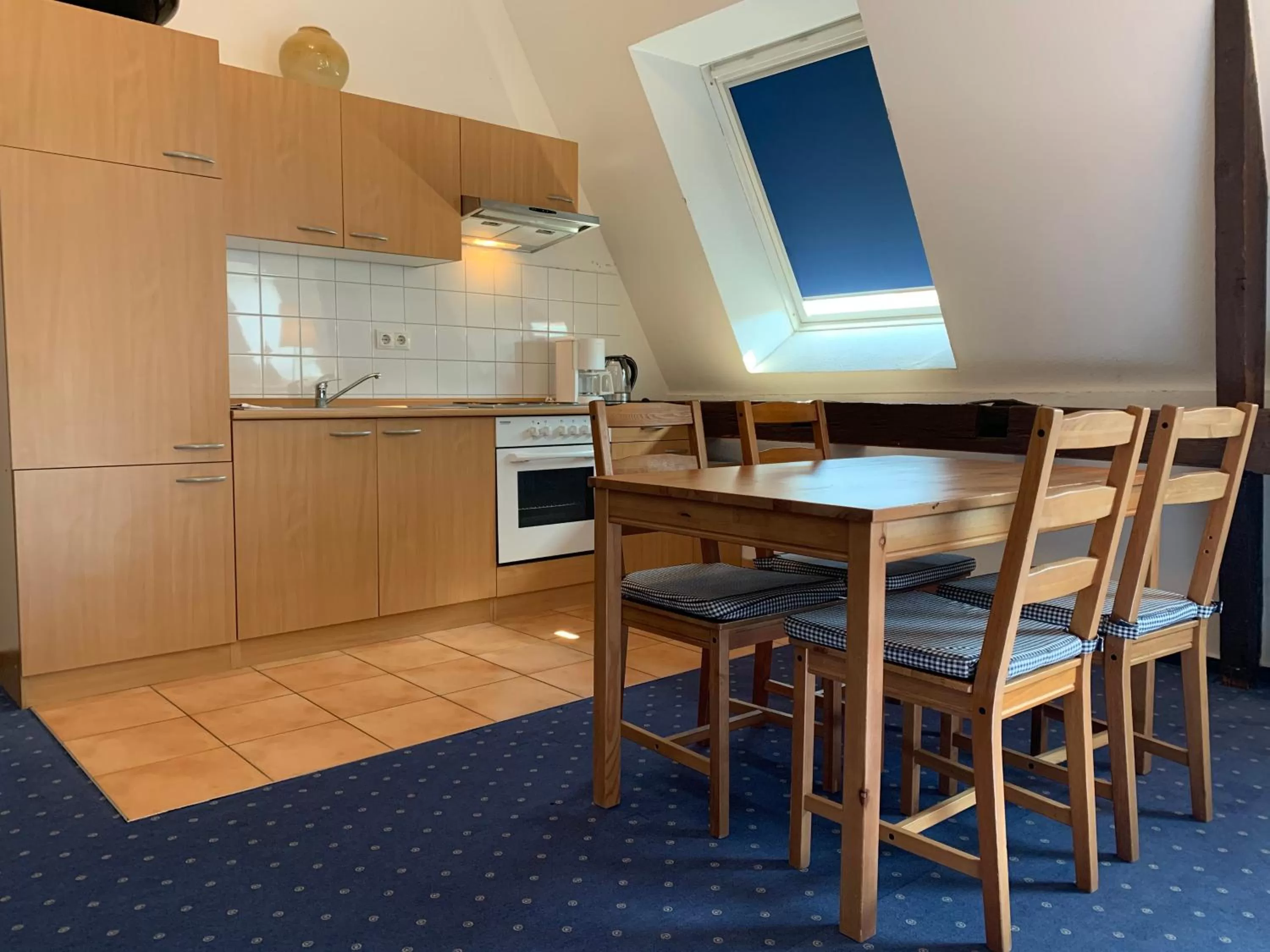 Kitchen/Kitchenette in Gästehaus Weingärtner