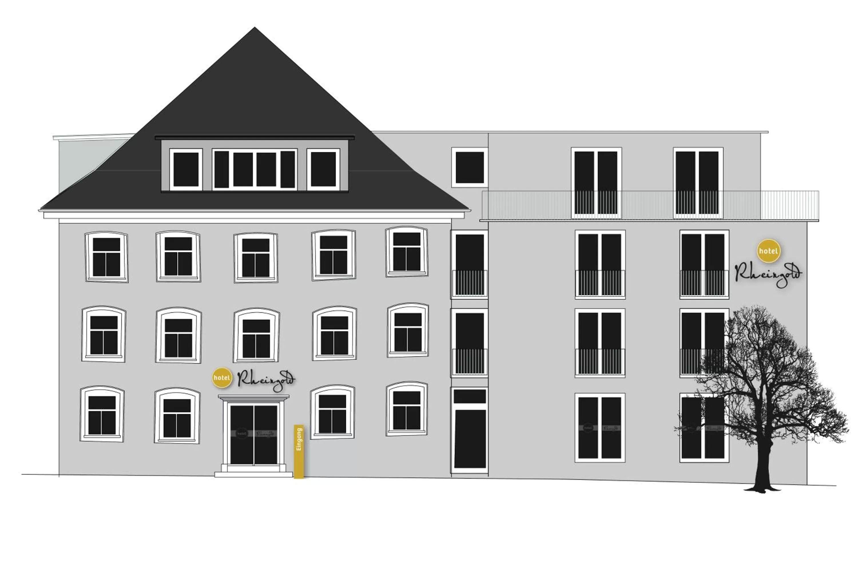 Property building in Hotel Rheingold