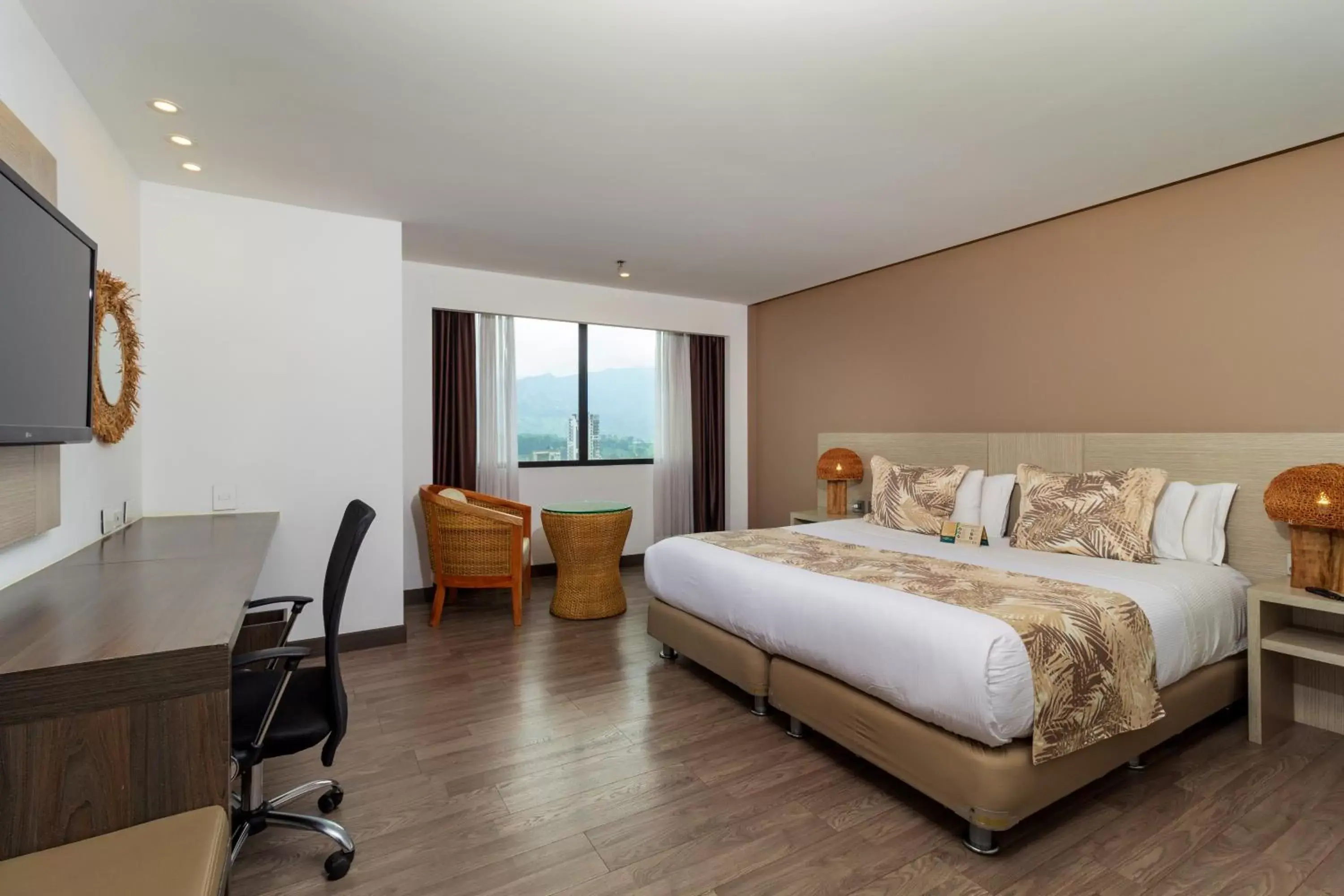 Bed in Hotel Mocawa Plaza Armenia Bed in Hotel Mocawa Plaza Armenia