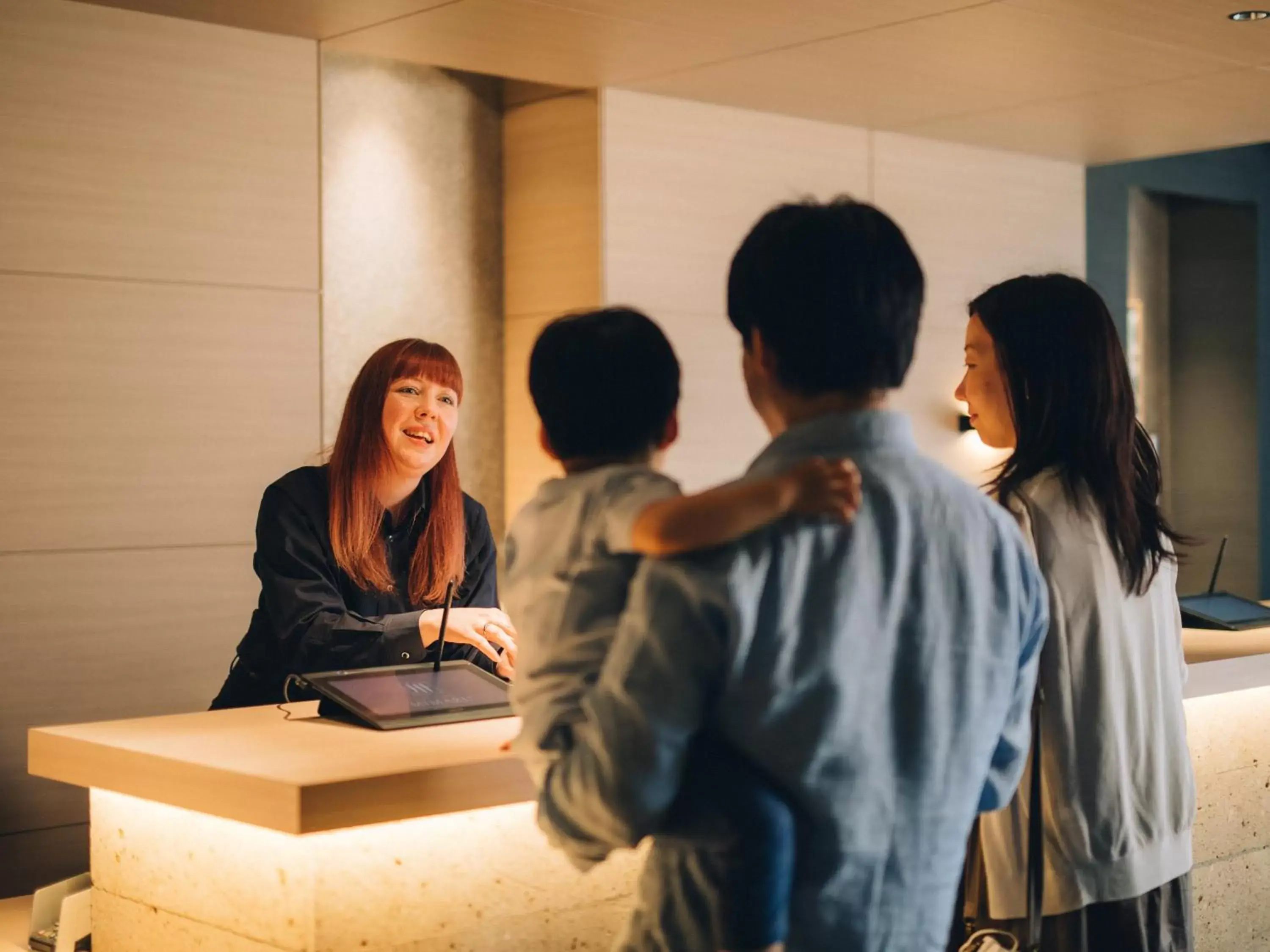 Lobby or reception in MIMARU OSAKA NAMBA North