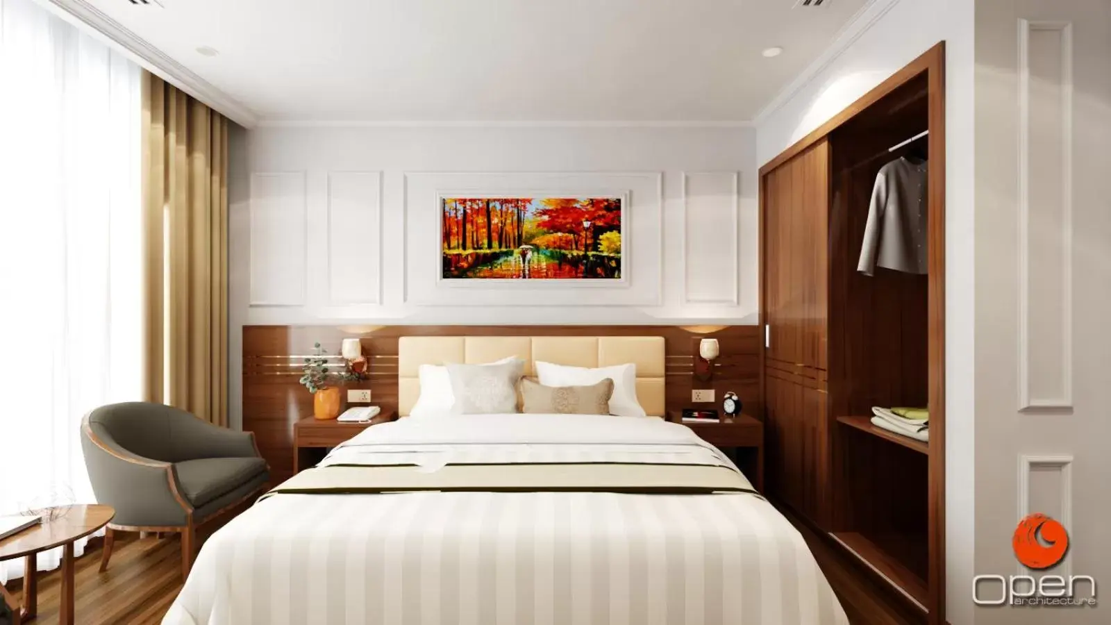 Bedroom, Bed in Hillary Hanoi Hotel Bedroom, Bed in Hillary Hanoi Hotel