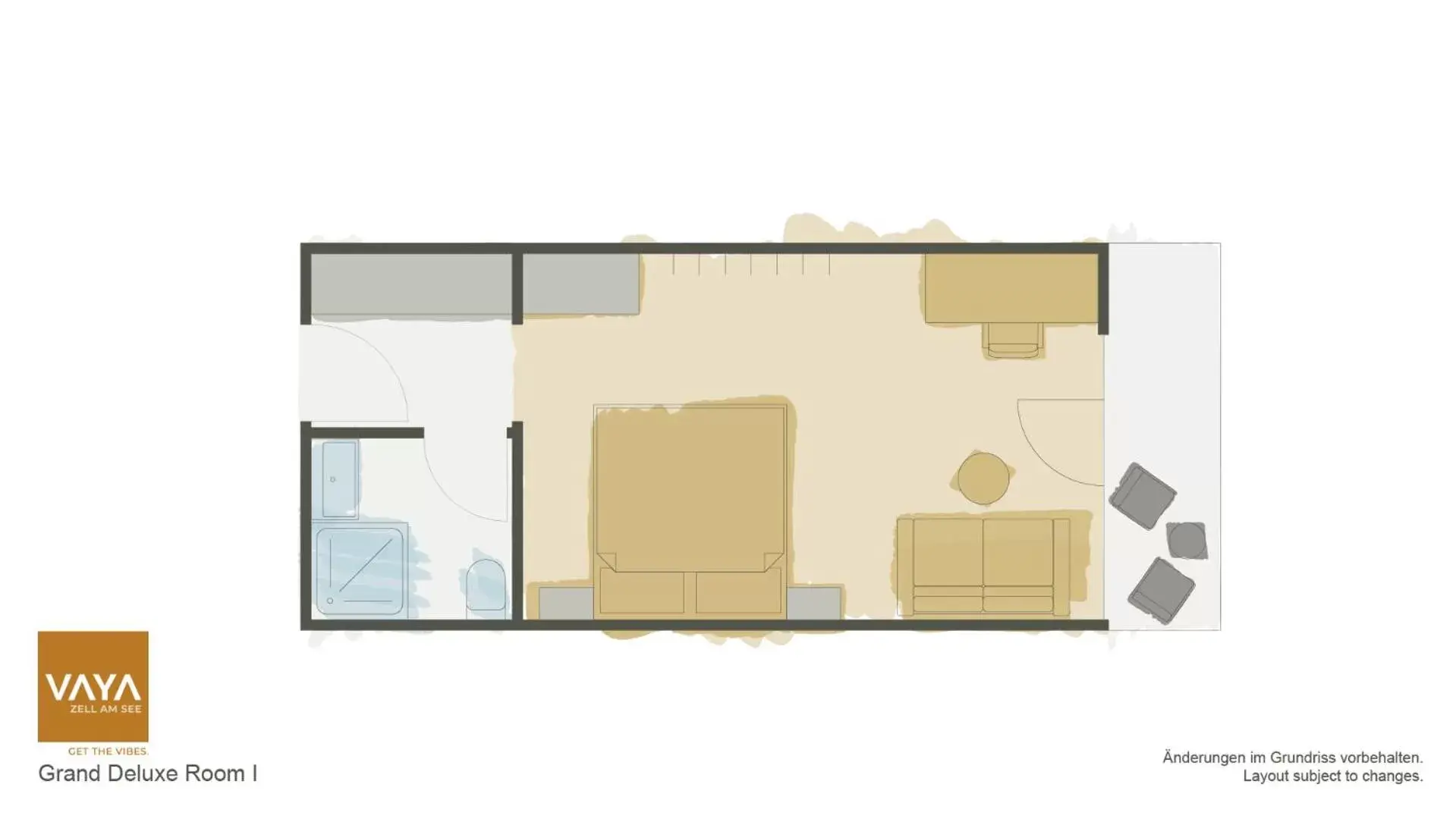 Floor Plan in VAYA Zell am See inklusive Zell am See-Kaprun Sommer Card