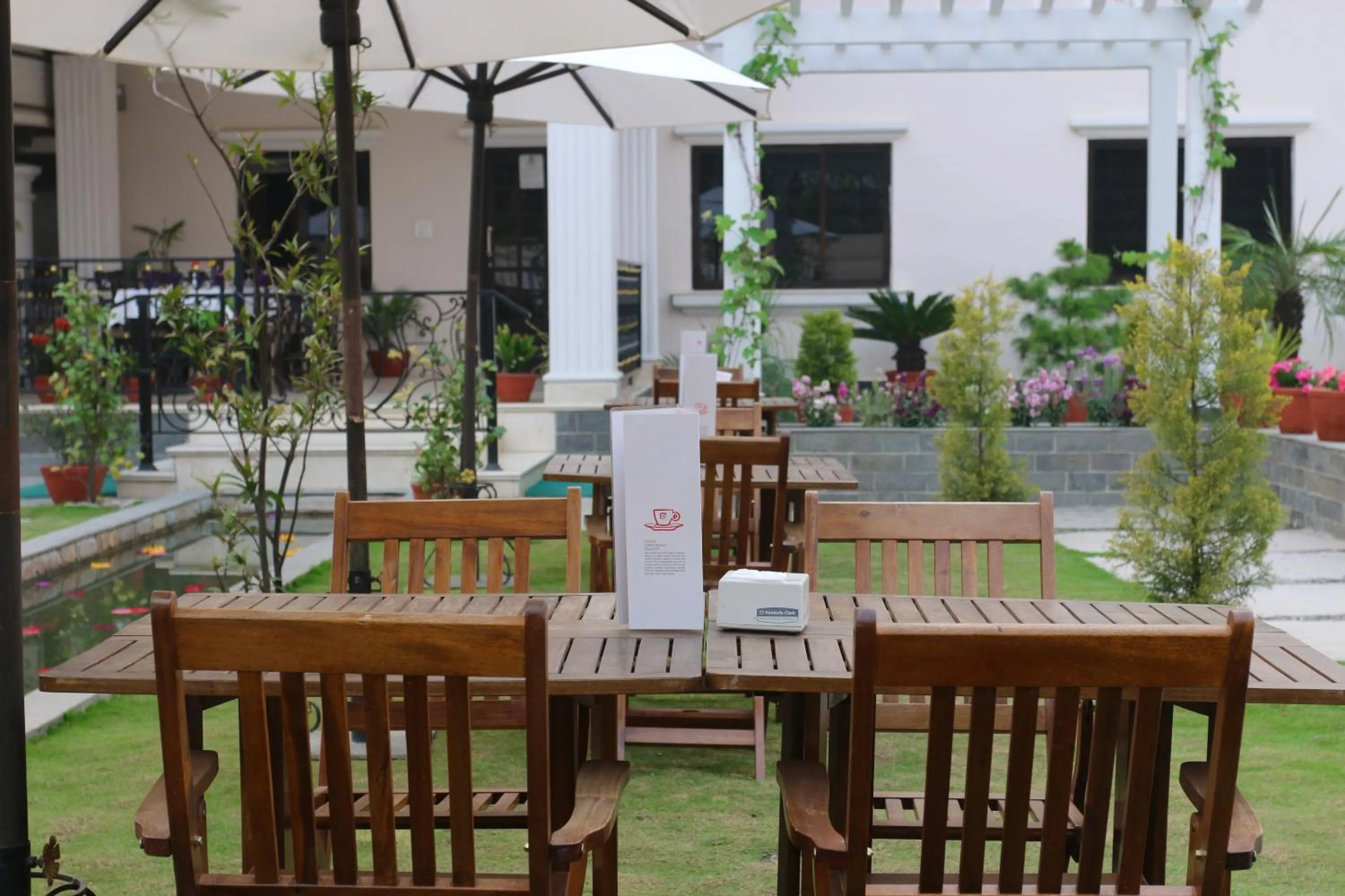 Garden in Hotel Harmika