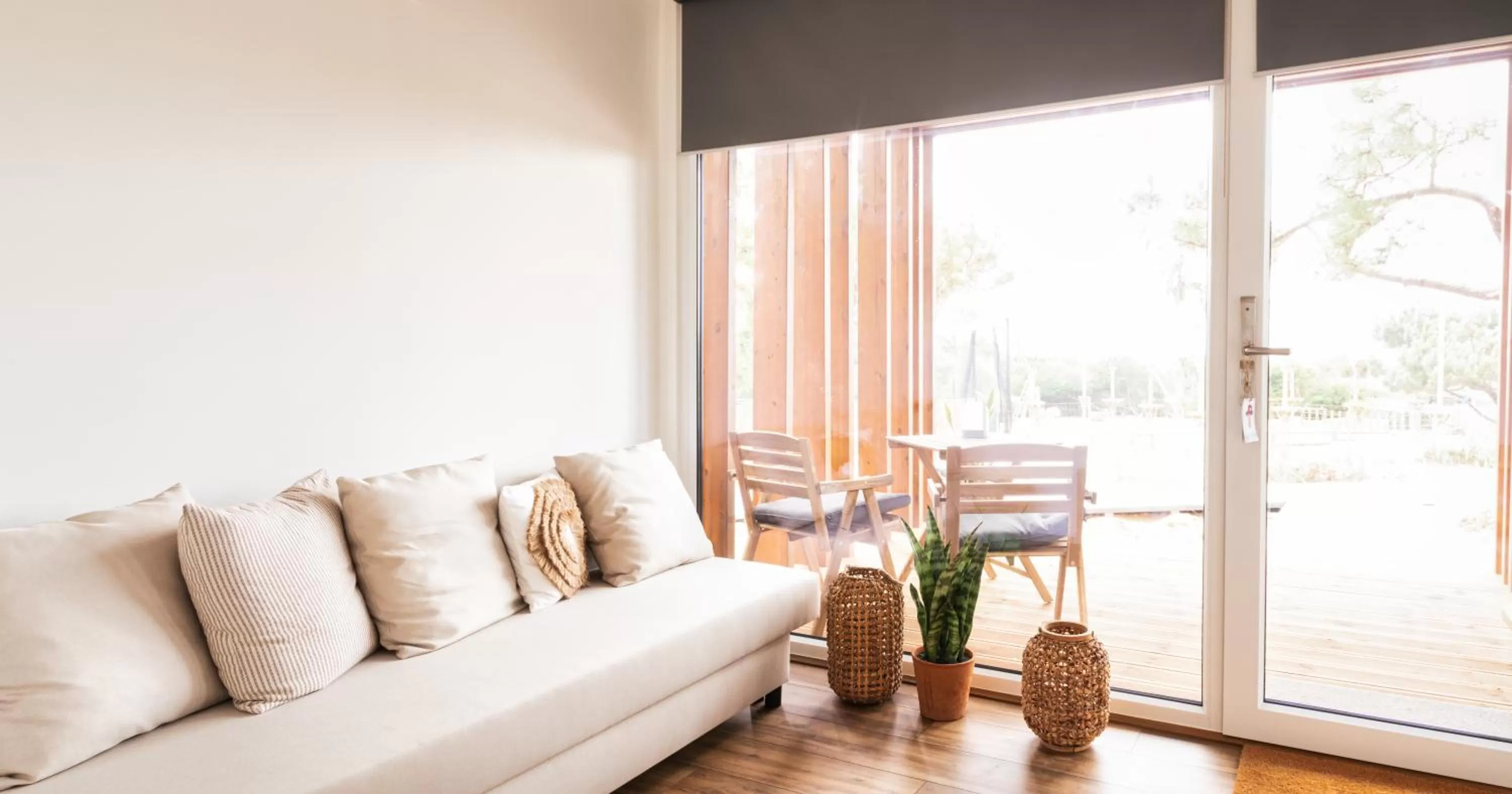 Seating area in Azen Cool House