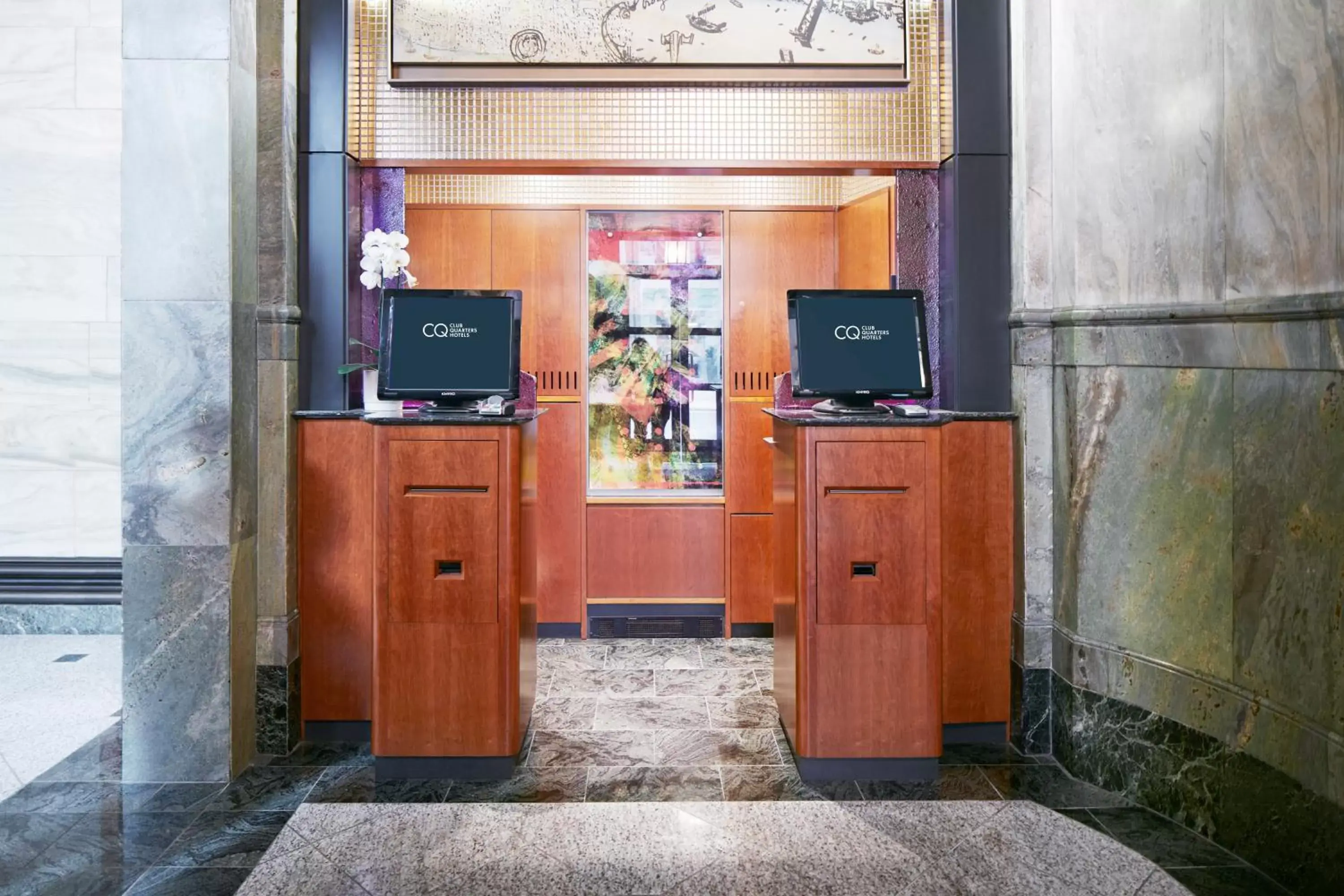 Lobby or reception in Club Quarters Hotel St Paul's, London