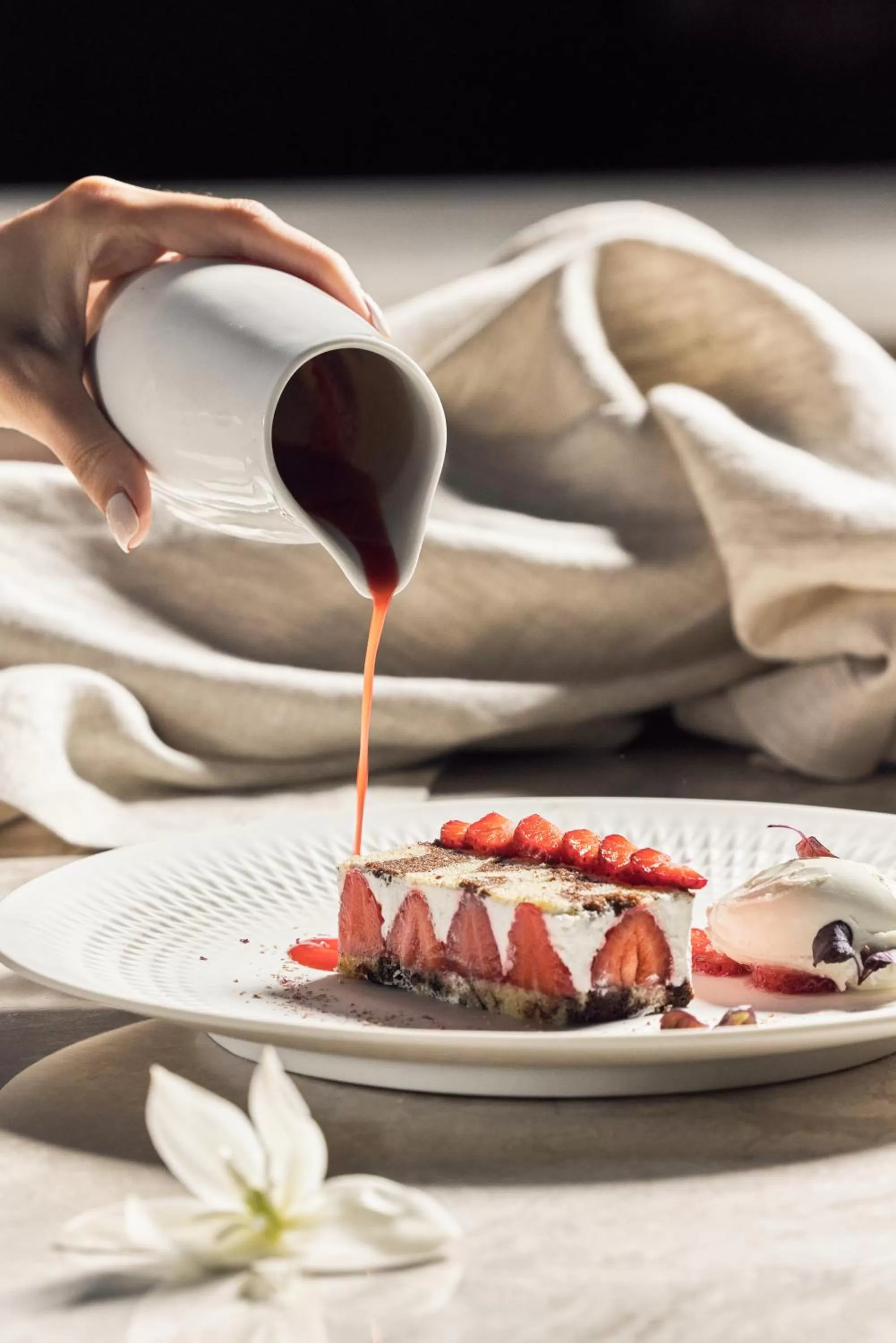 Food in La Fleur Boutique Hotel