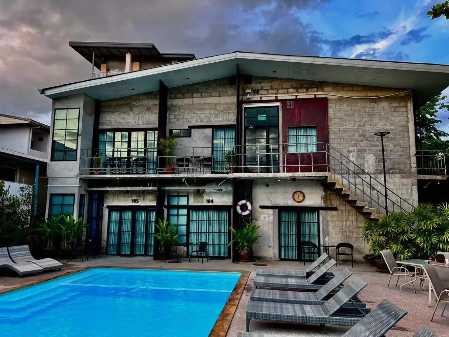 Pool view in The Warehouse Chiang Mai Pool view in The Warehouse Chiang Mai
