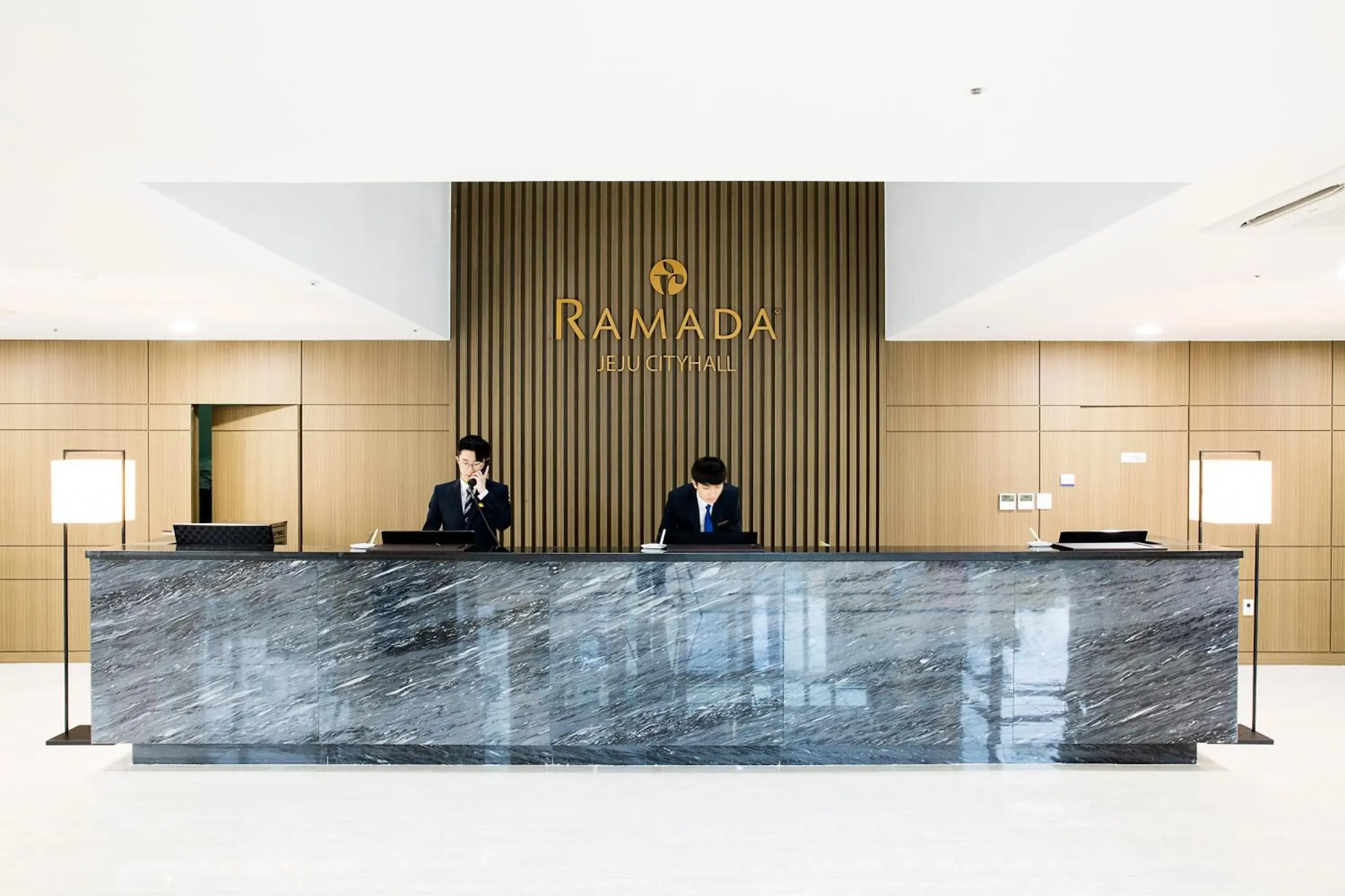 Lobby or reception in Ramada by Wyndham Jeju City Hall Lobby or reception in Ramada by Wyndham Jeju City Hall