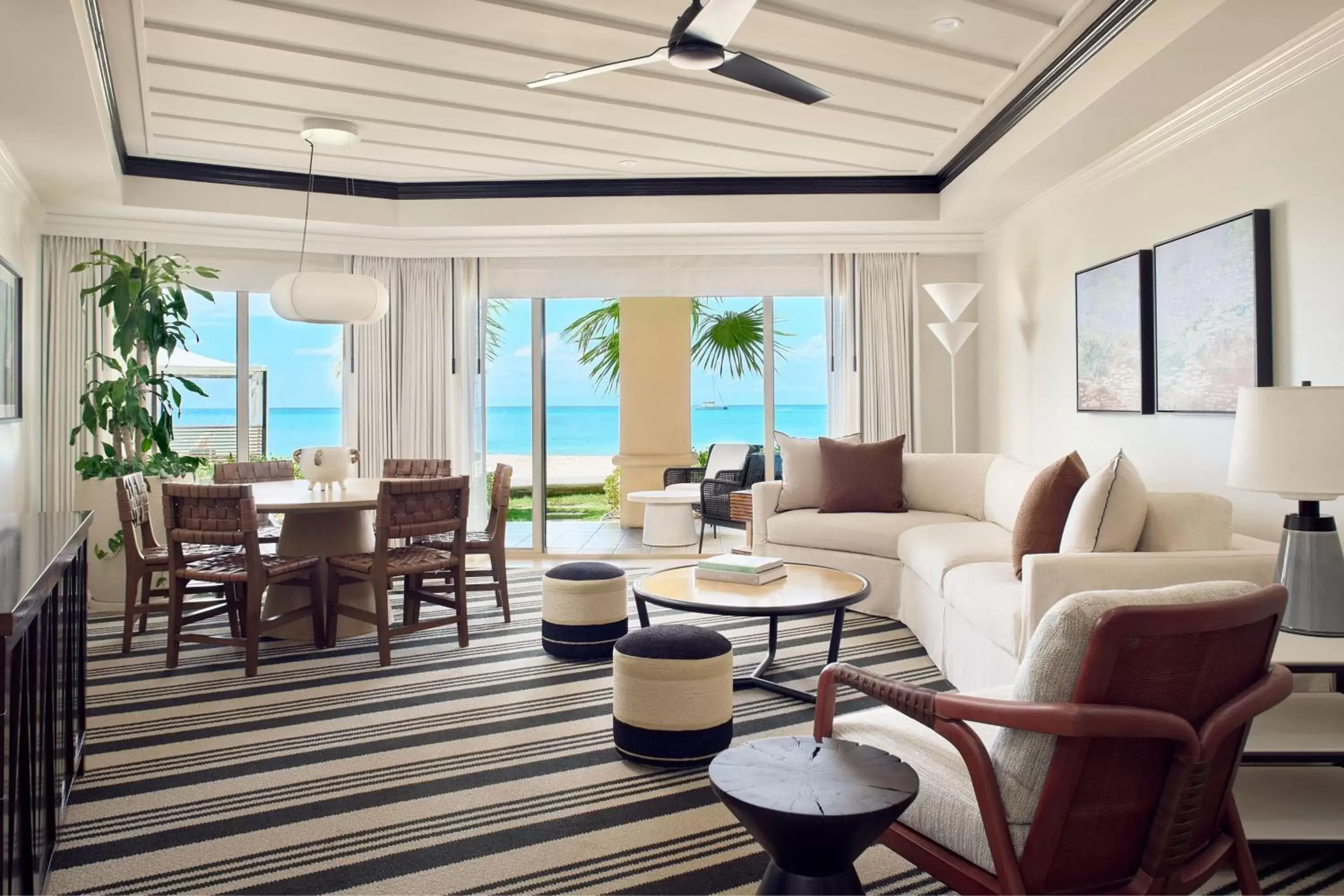 Living room in The Ritz-Carlton, Grand Cayman