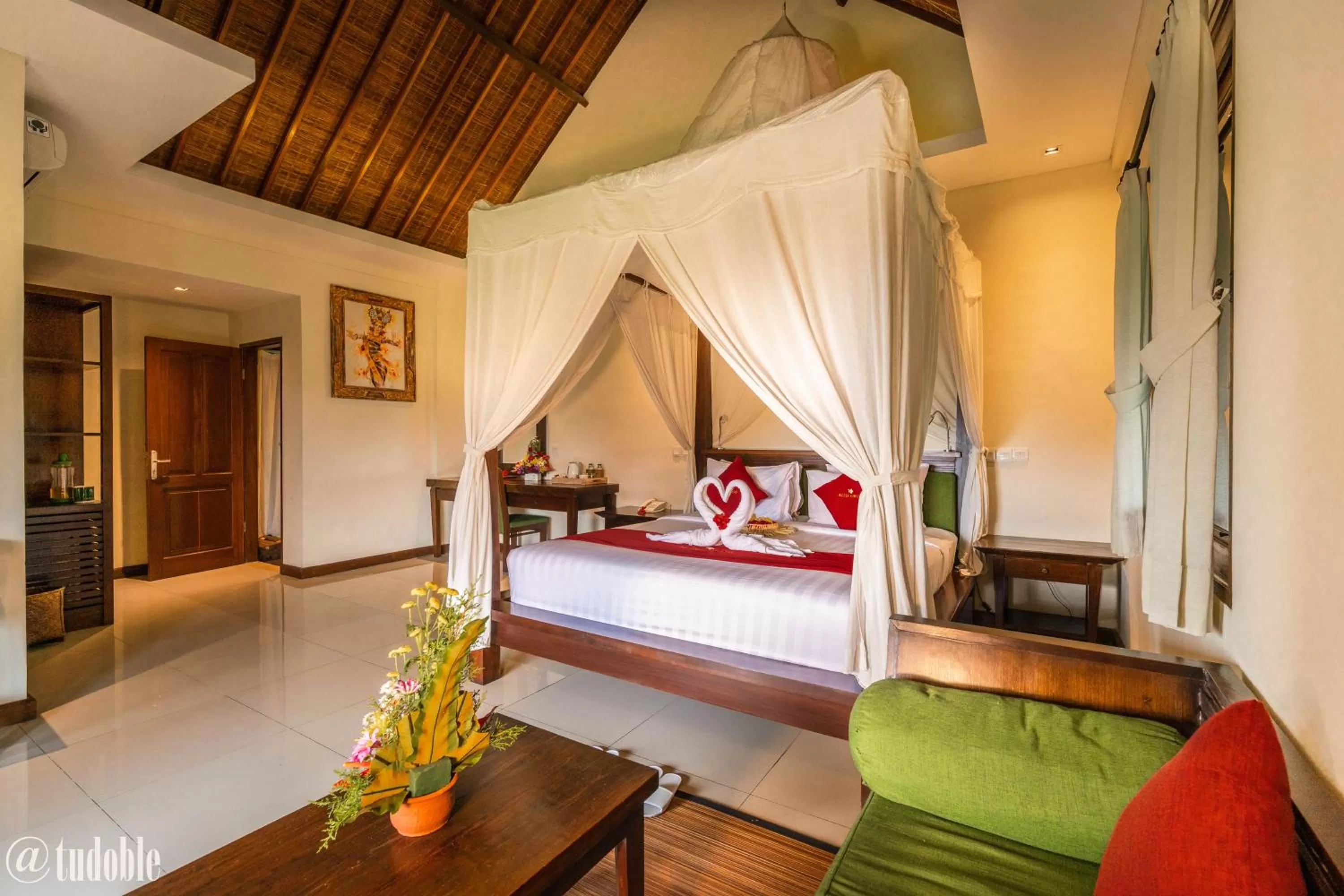 Bedroom, Bed in Bliss Ubud Spa Resort