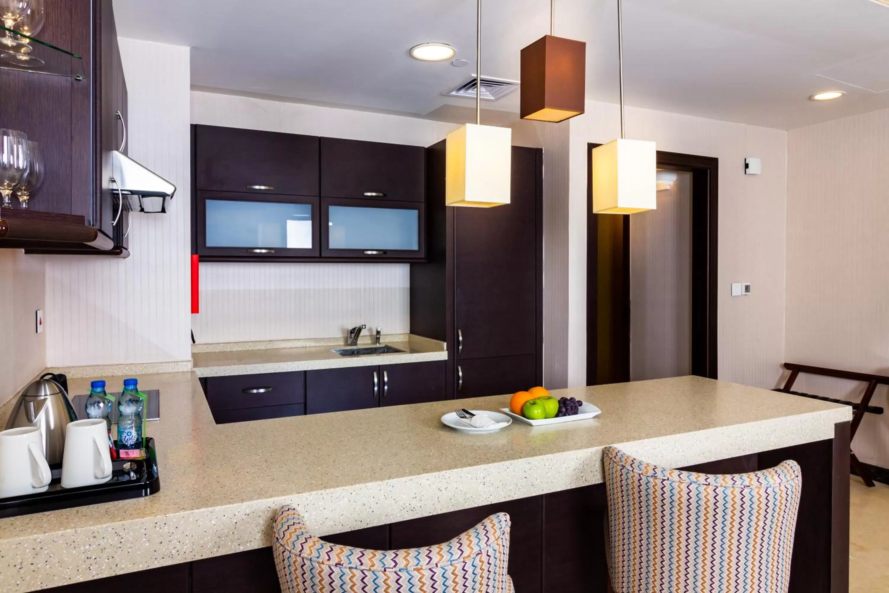 Kitchen or kitchenette in Wyndham Garden Dammam