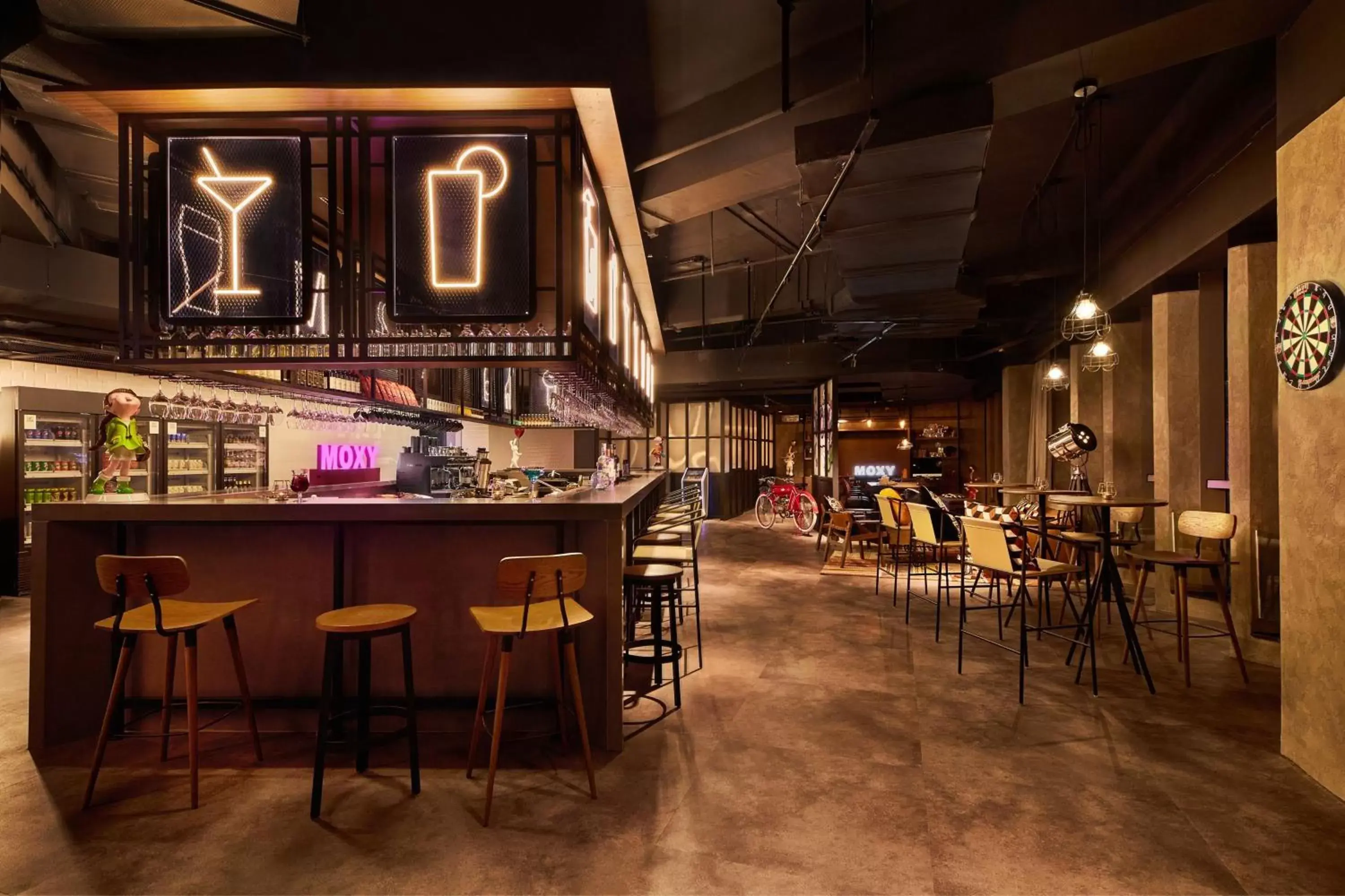 Lobby or reception, Lounge/Bar in Moxy Shanghai Xuhui