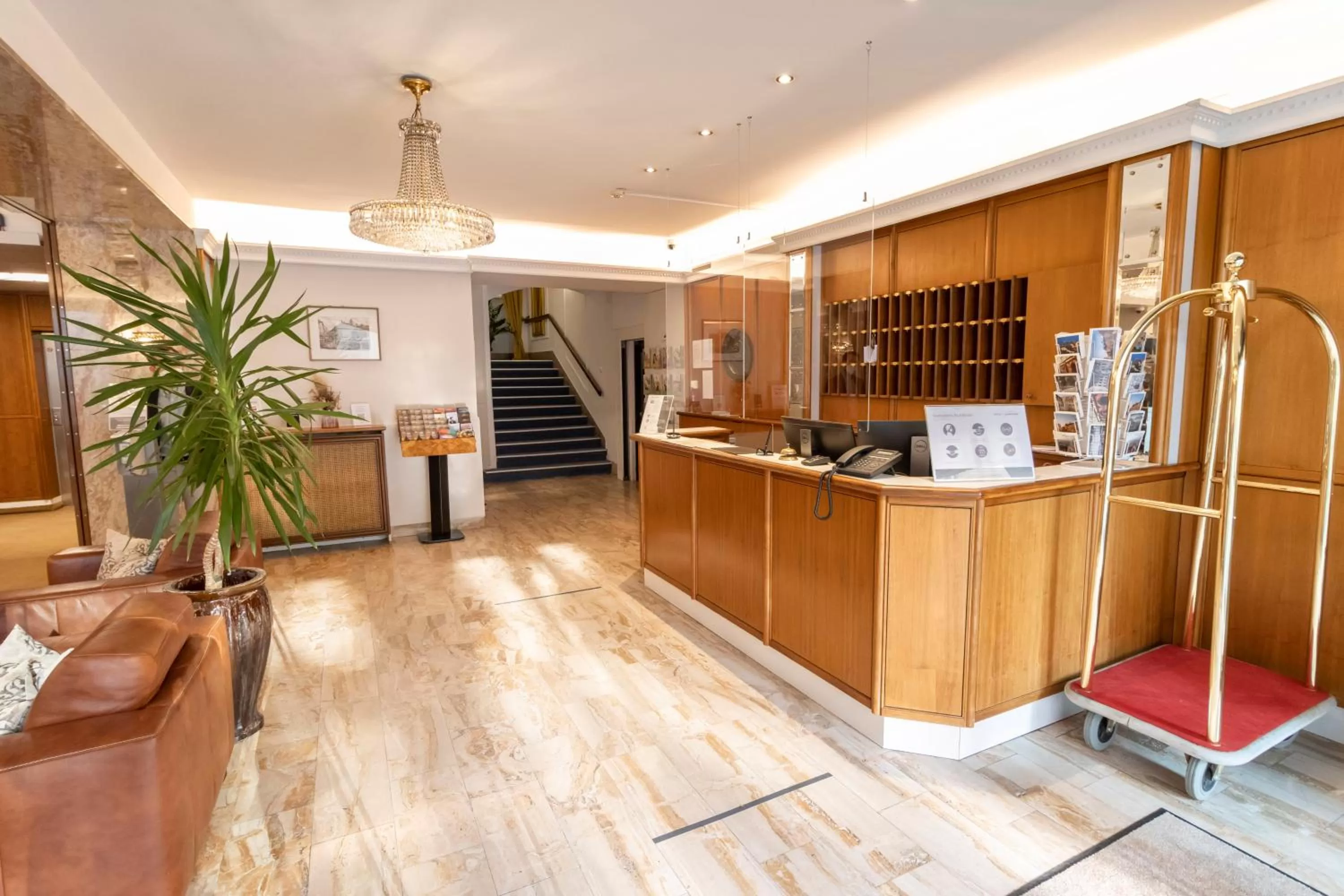 Lobby or reception in Hotel Mariahilf