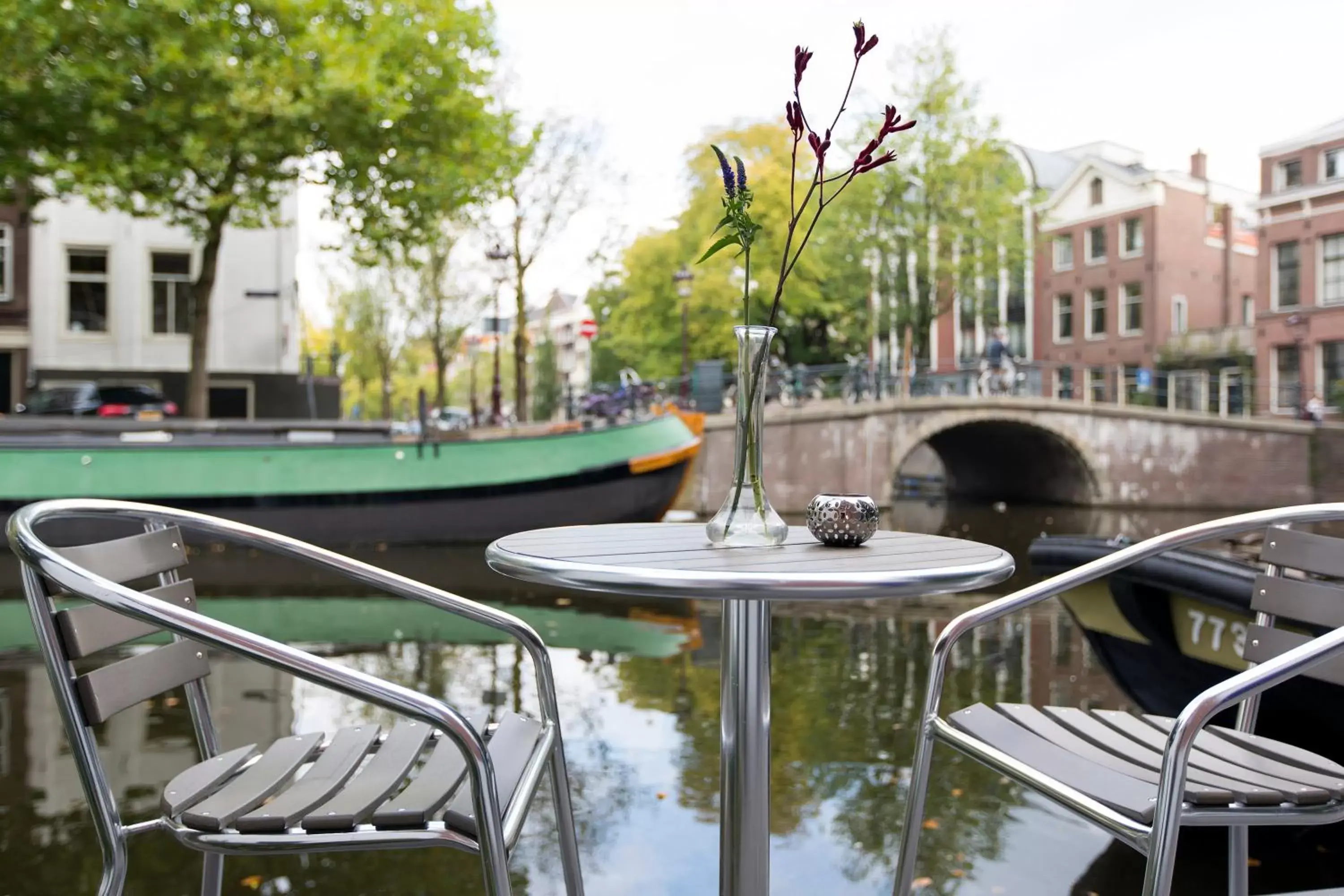 Restaurant/places to eat in Amsterdam Canal Hotel