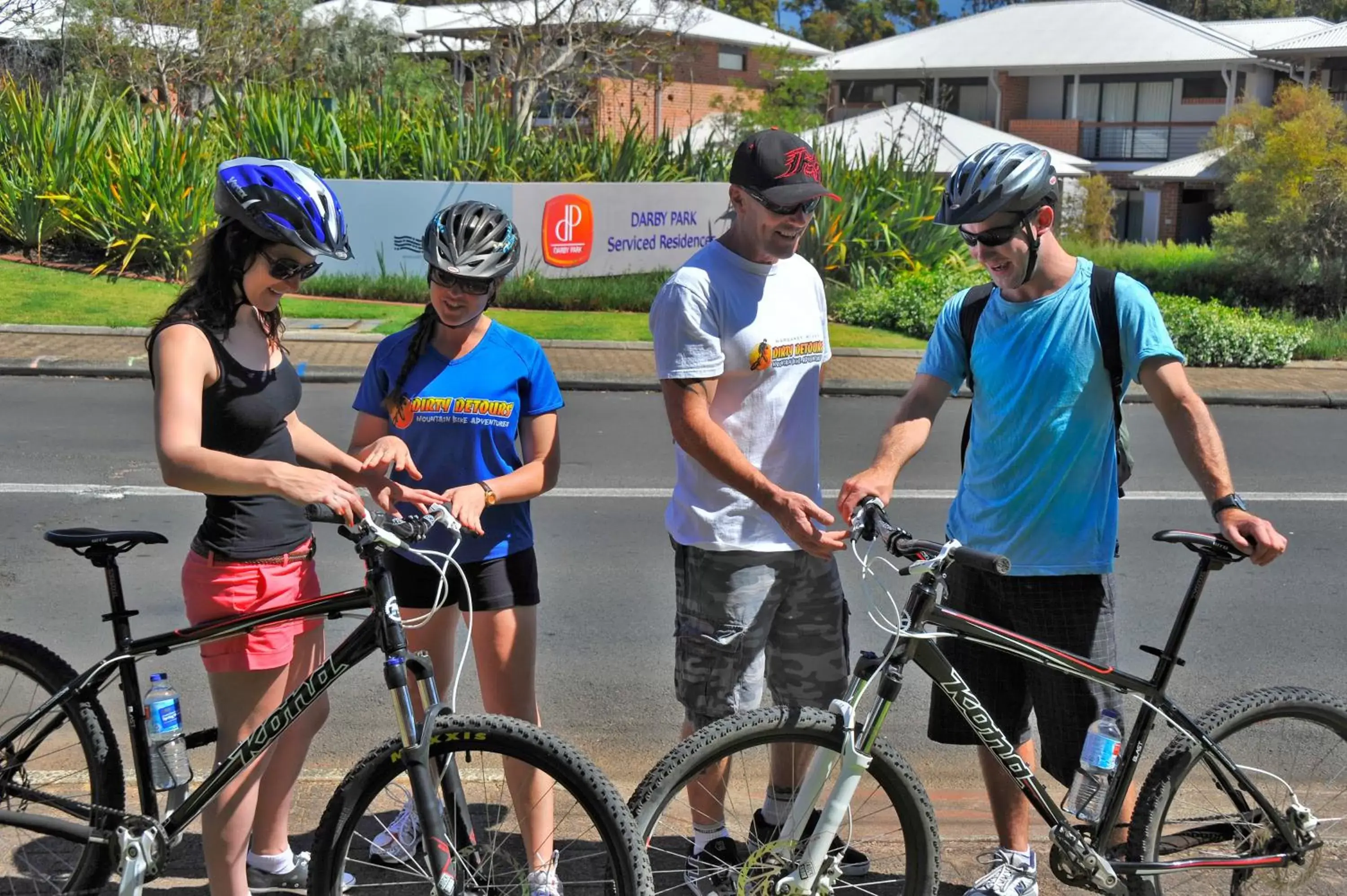 People, Biking in Darby Park Serviced Residences