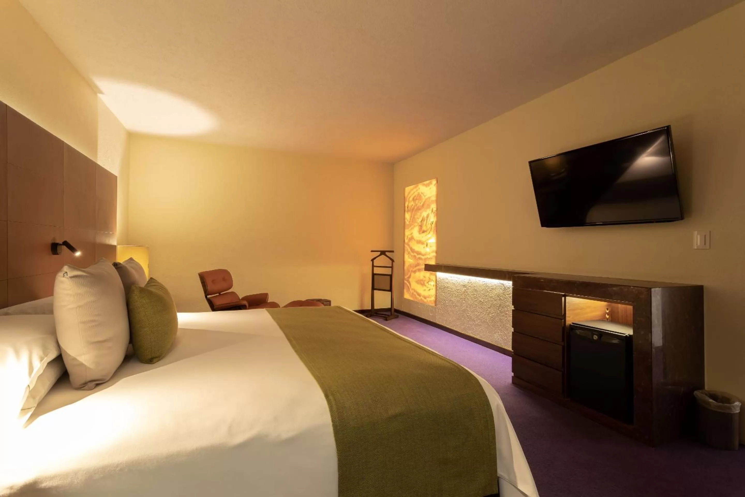 Bedroom, Bed in Camino Real Polanco Mexico