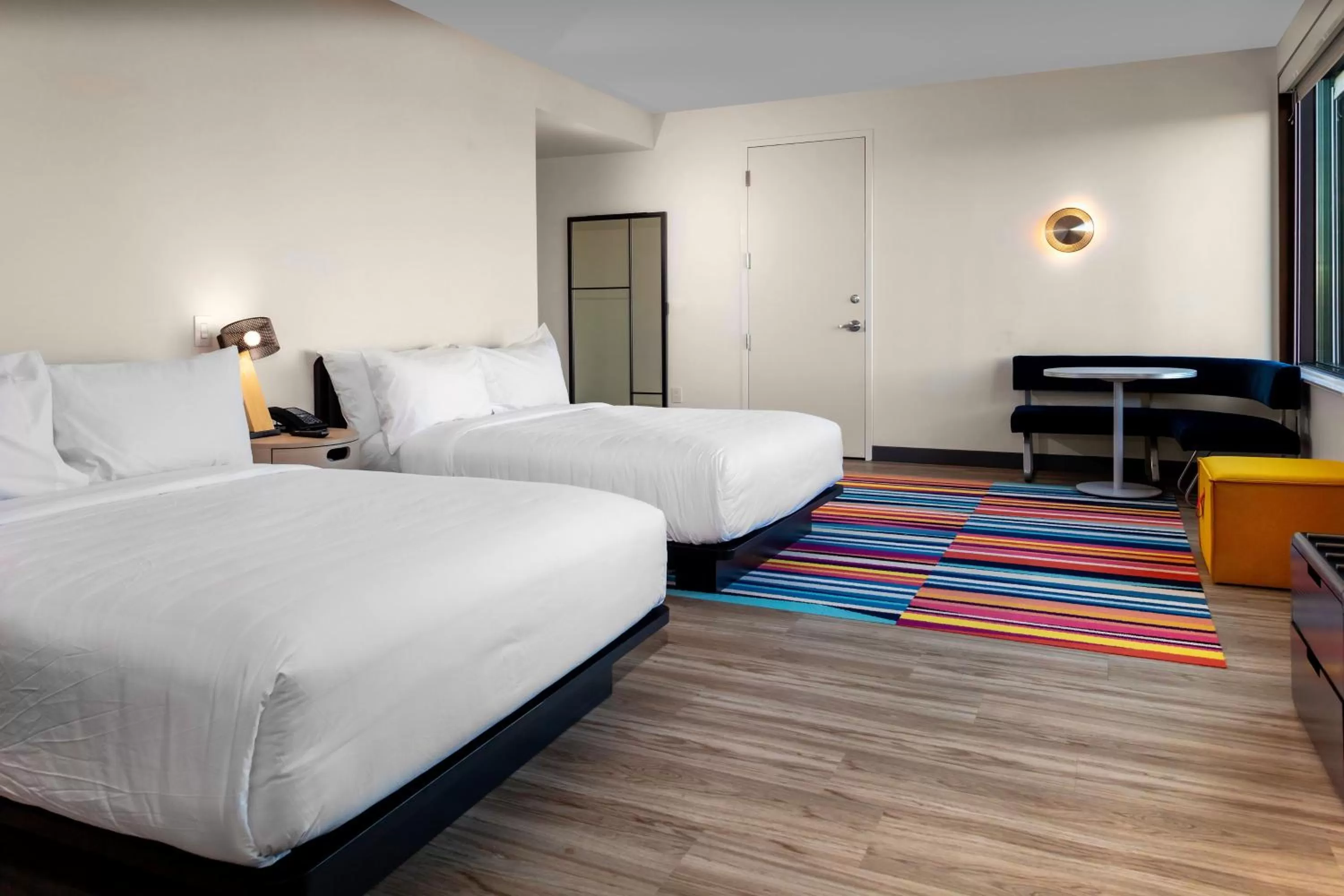 Queen Room with Two Queen Beds - Hearing Accessible in Aloft Atlanta at The Battery Atlanta
