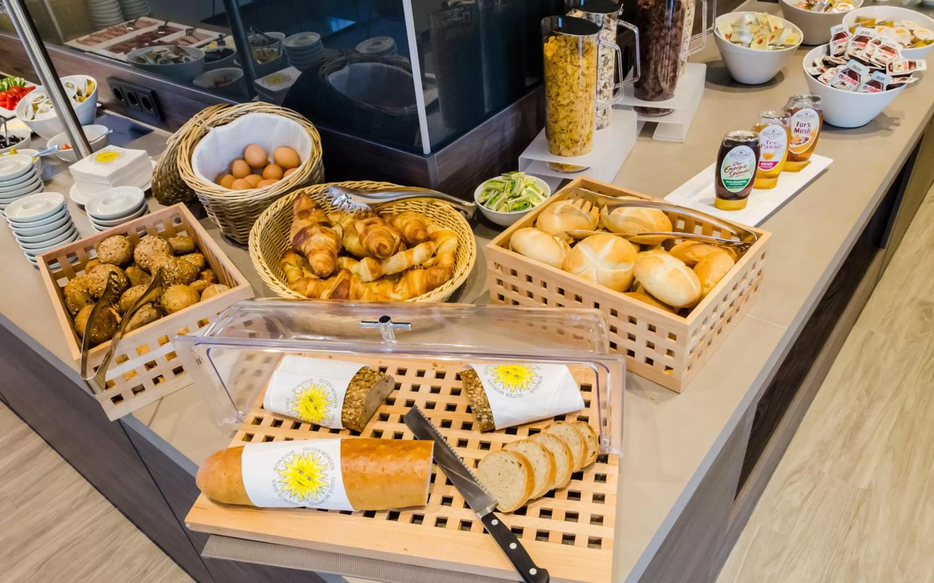 Continental breakfast in Campanile Vienna South