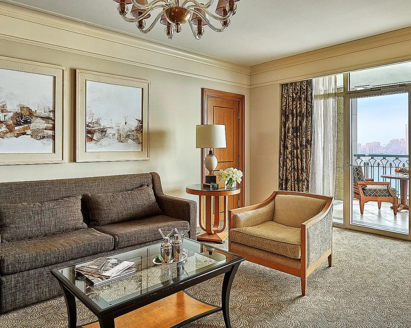 Living room in Four Seasons Hotel Cairo at Nile Plaza