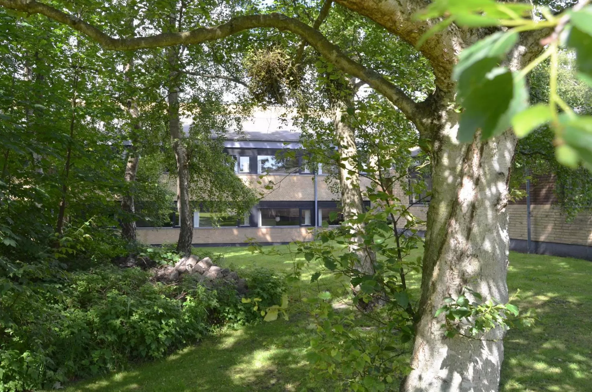 Garden view in Kysthotellet