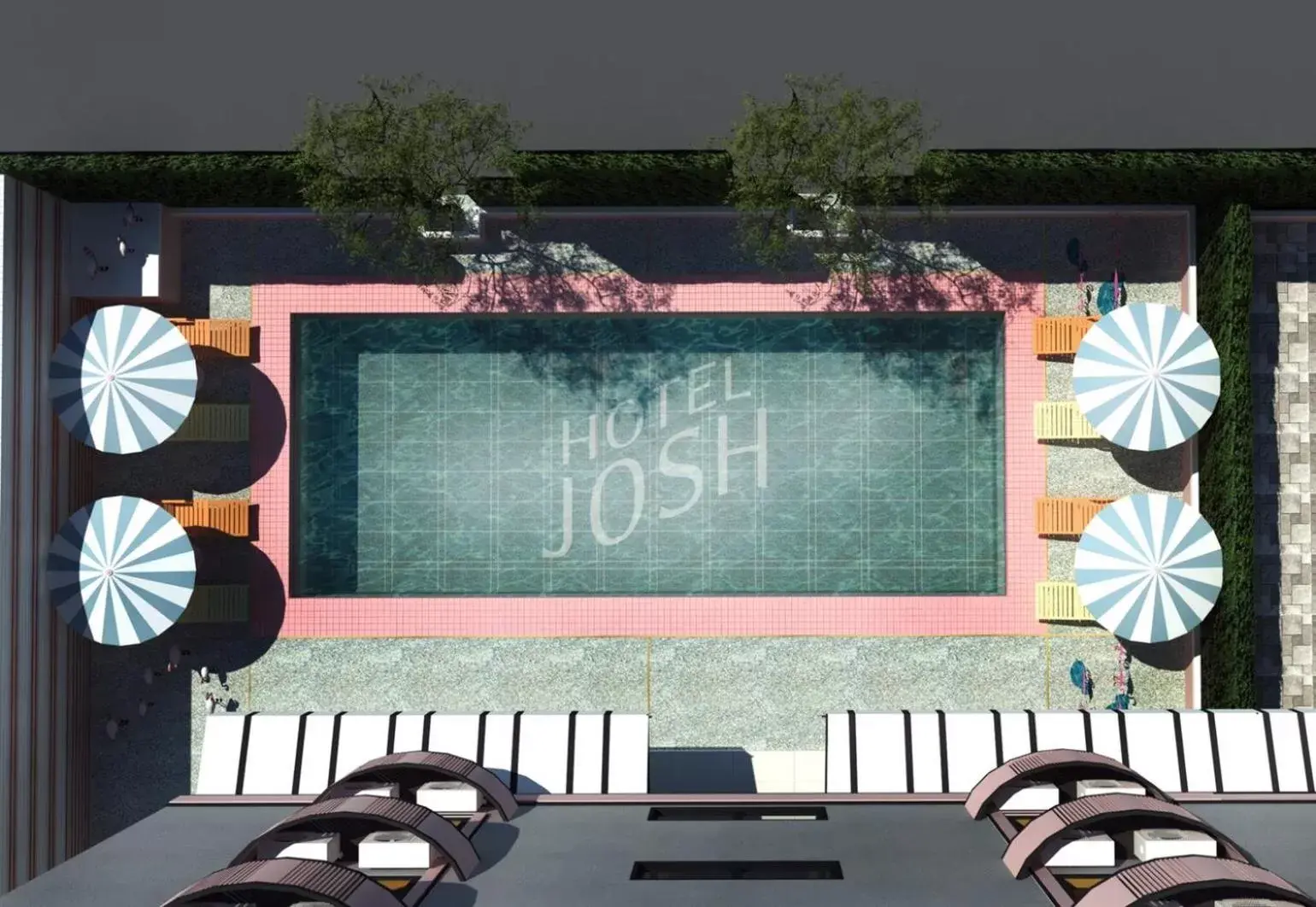Swimming pool in Josh Hotel