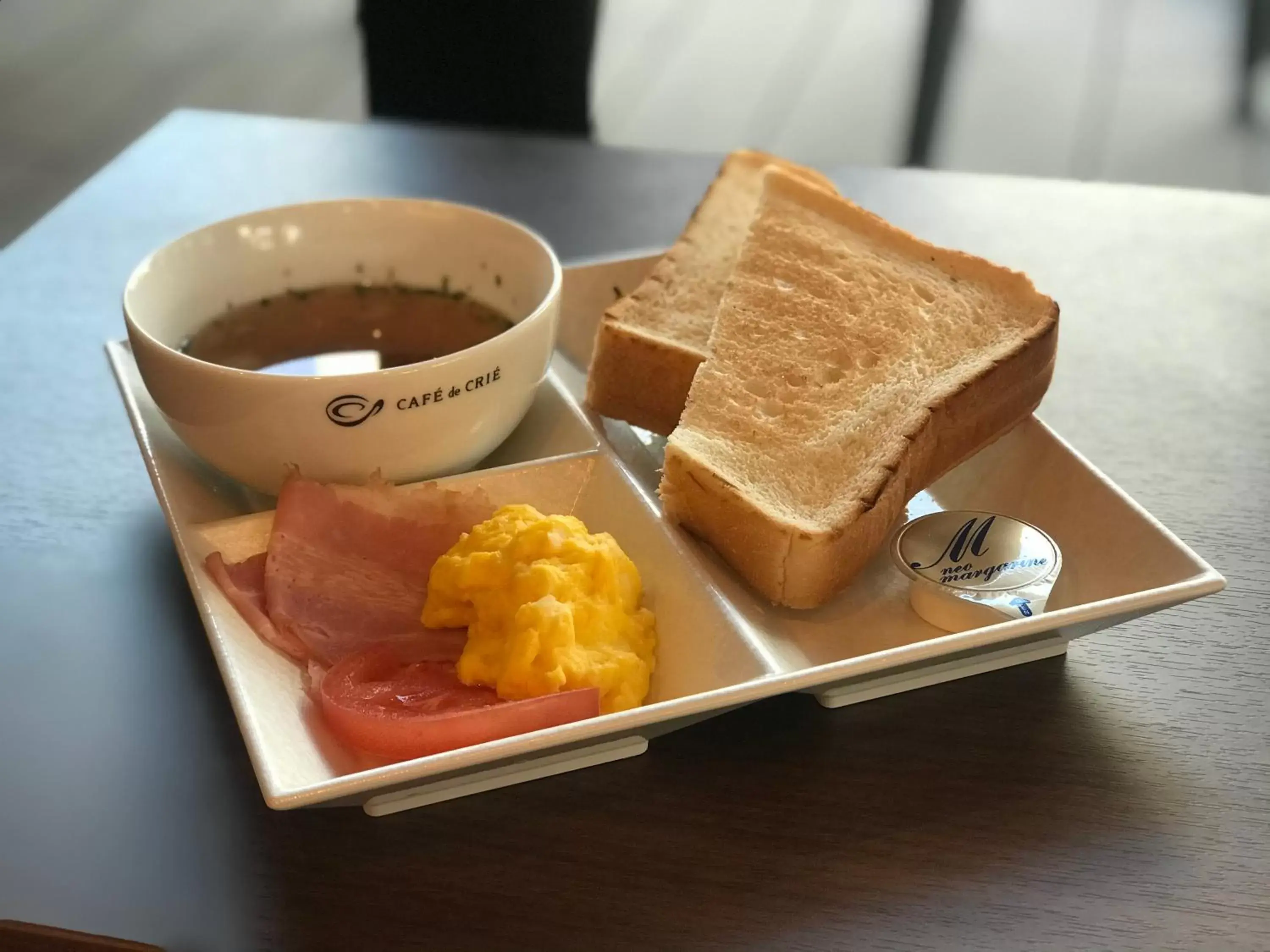 English/Irish breakfast in At Inn Hotel Toyotashi Eki