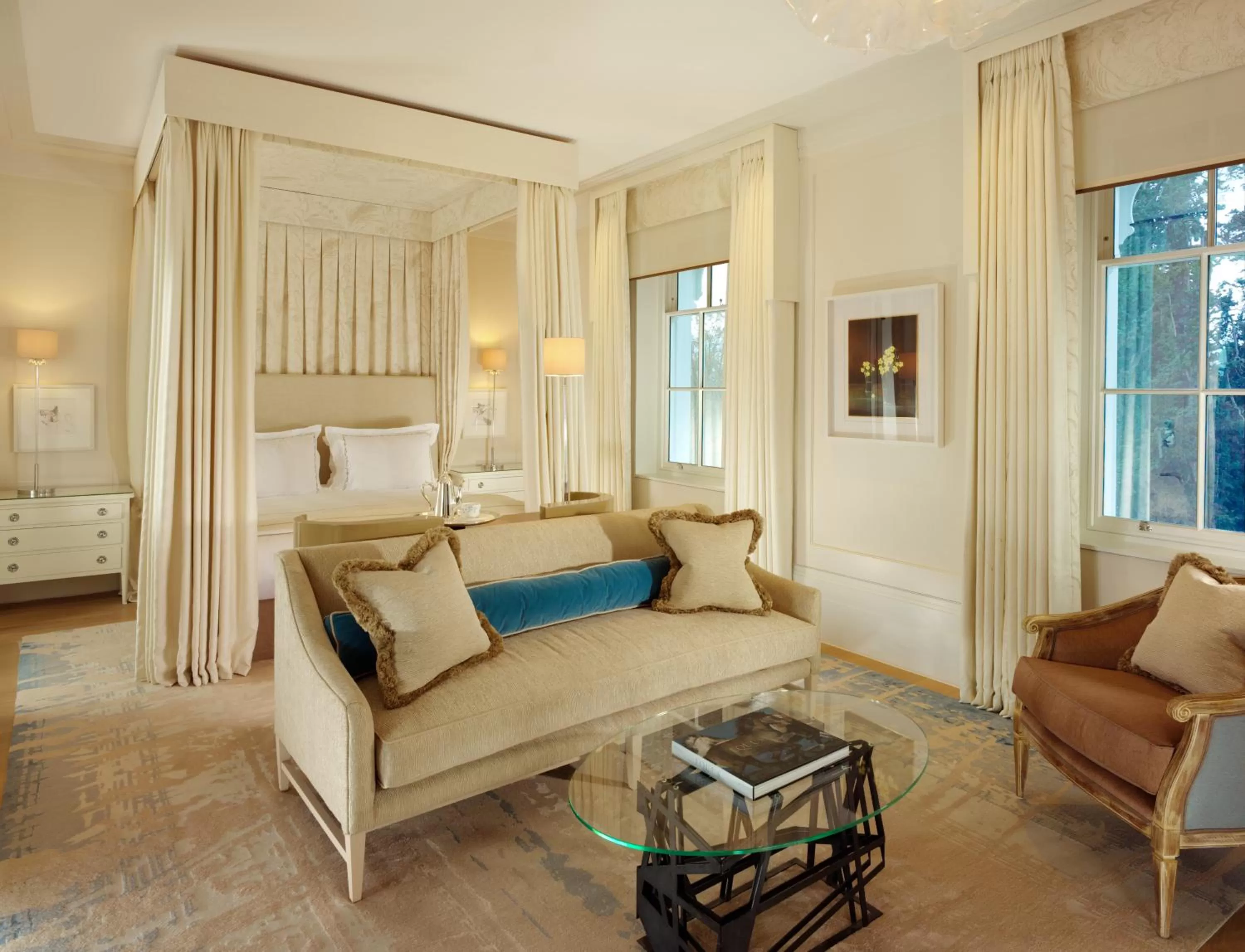Bed in Coworth Park - Dorchester Collection
