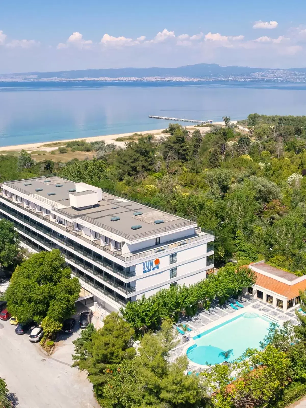 Natural landscape, Bird's-eye View in Sun Beach Hotel