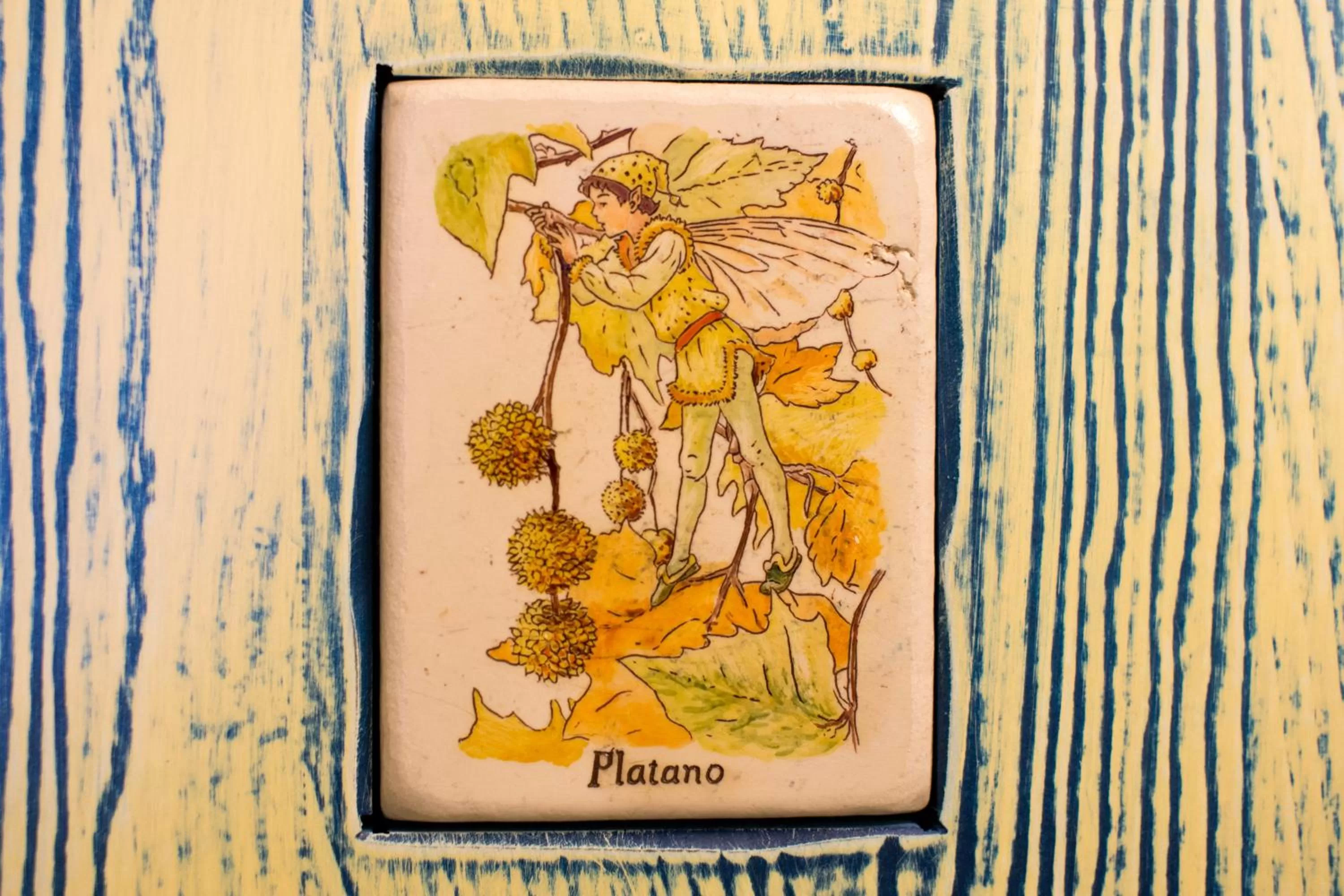 Decorative detail in Hotel Il Tiglio