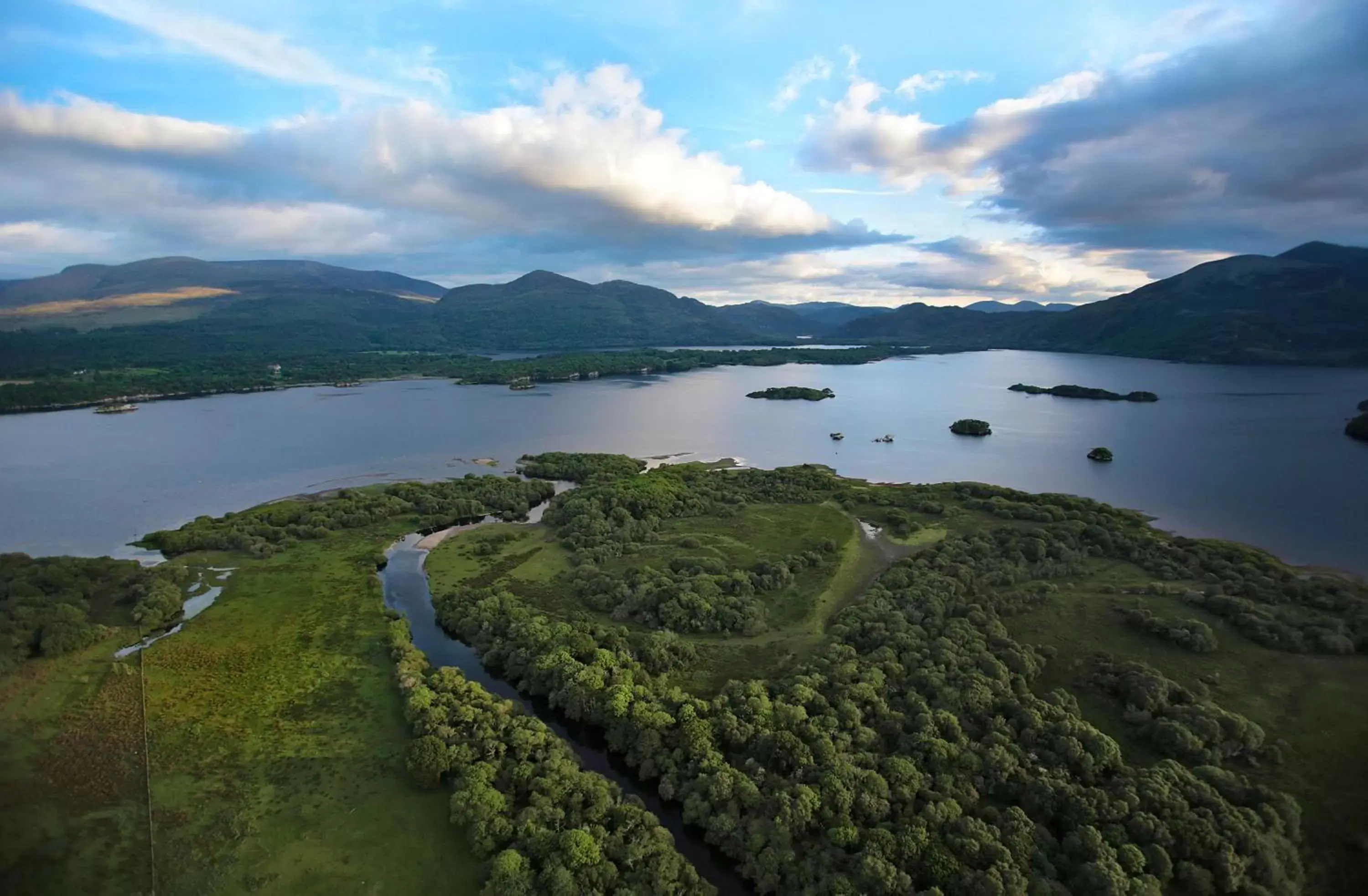 Natural landscape, Bird's-eye View in Killarney Royal Hotel