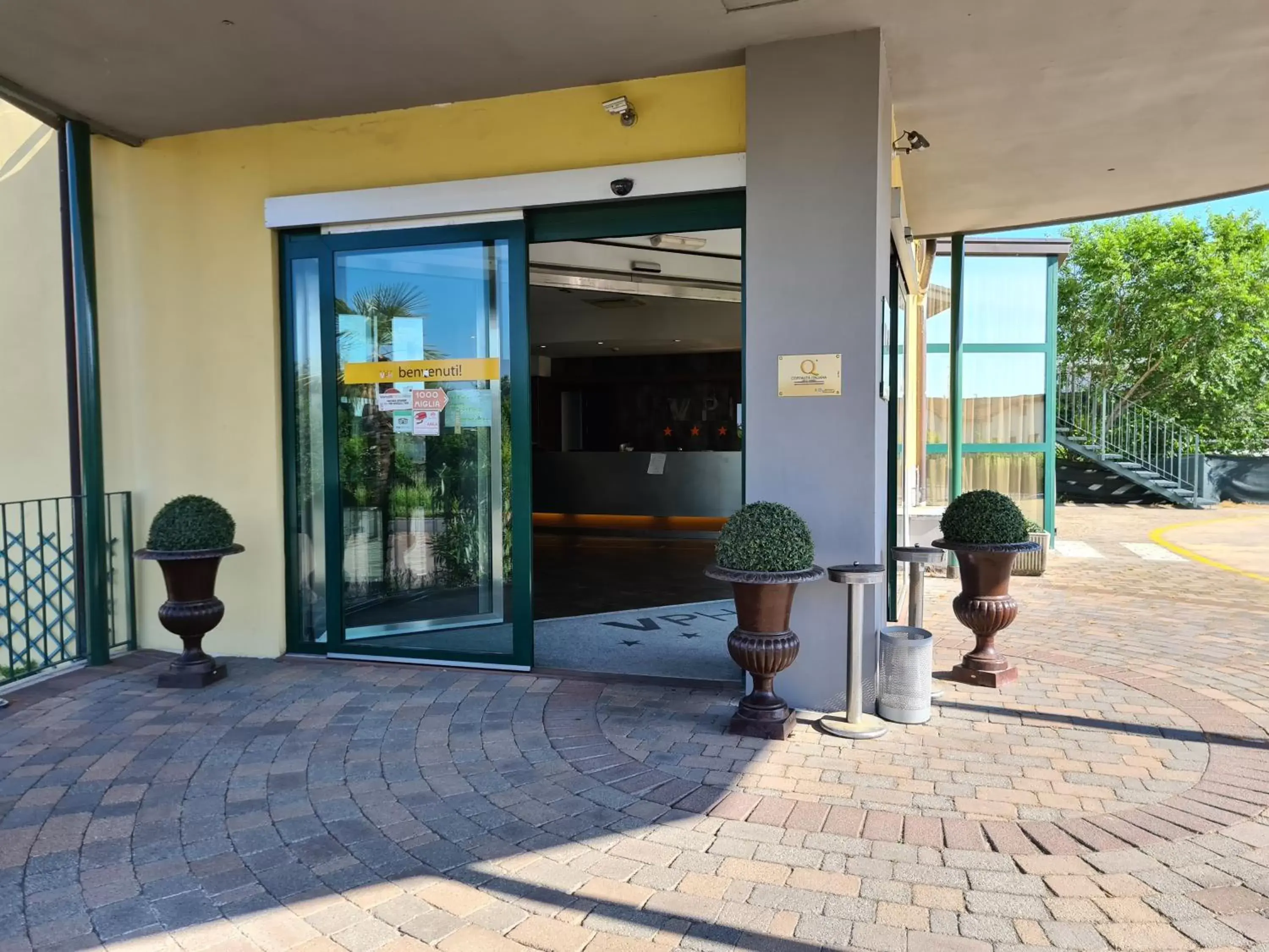 Facade/entrance in Vercelli Palace Hotel