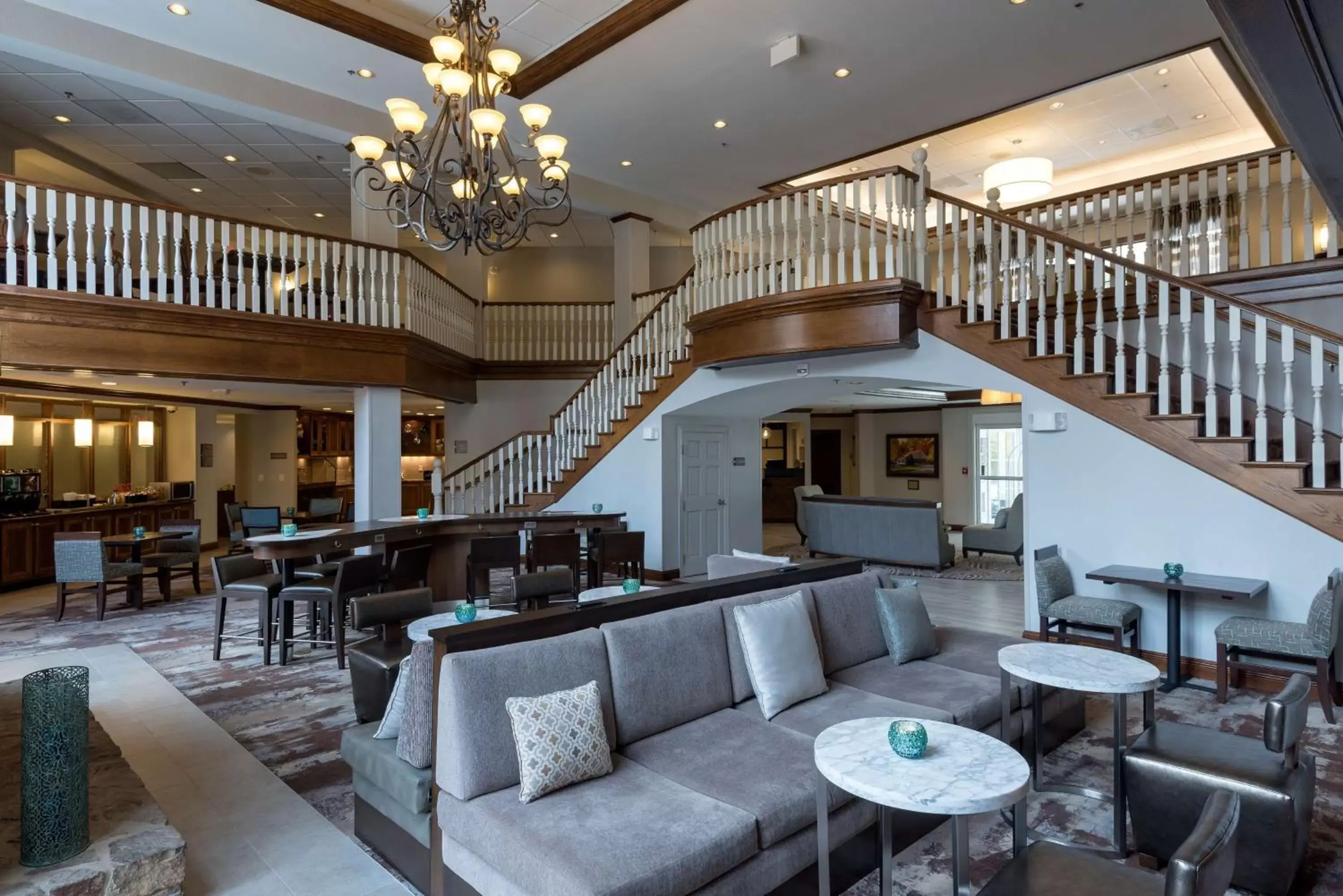 Lobby or reception, Lounge/Bar in Homewood Suites by Hilton Raleigh/Cary