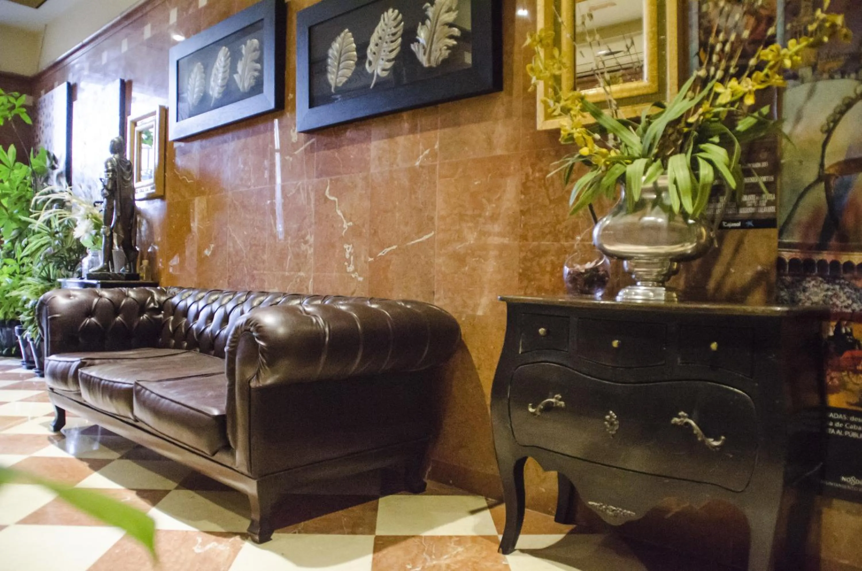 Decorative detail in Hotel Duquesa