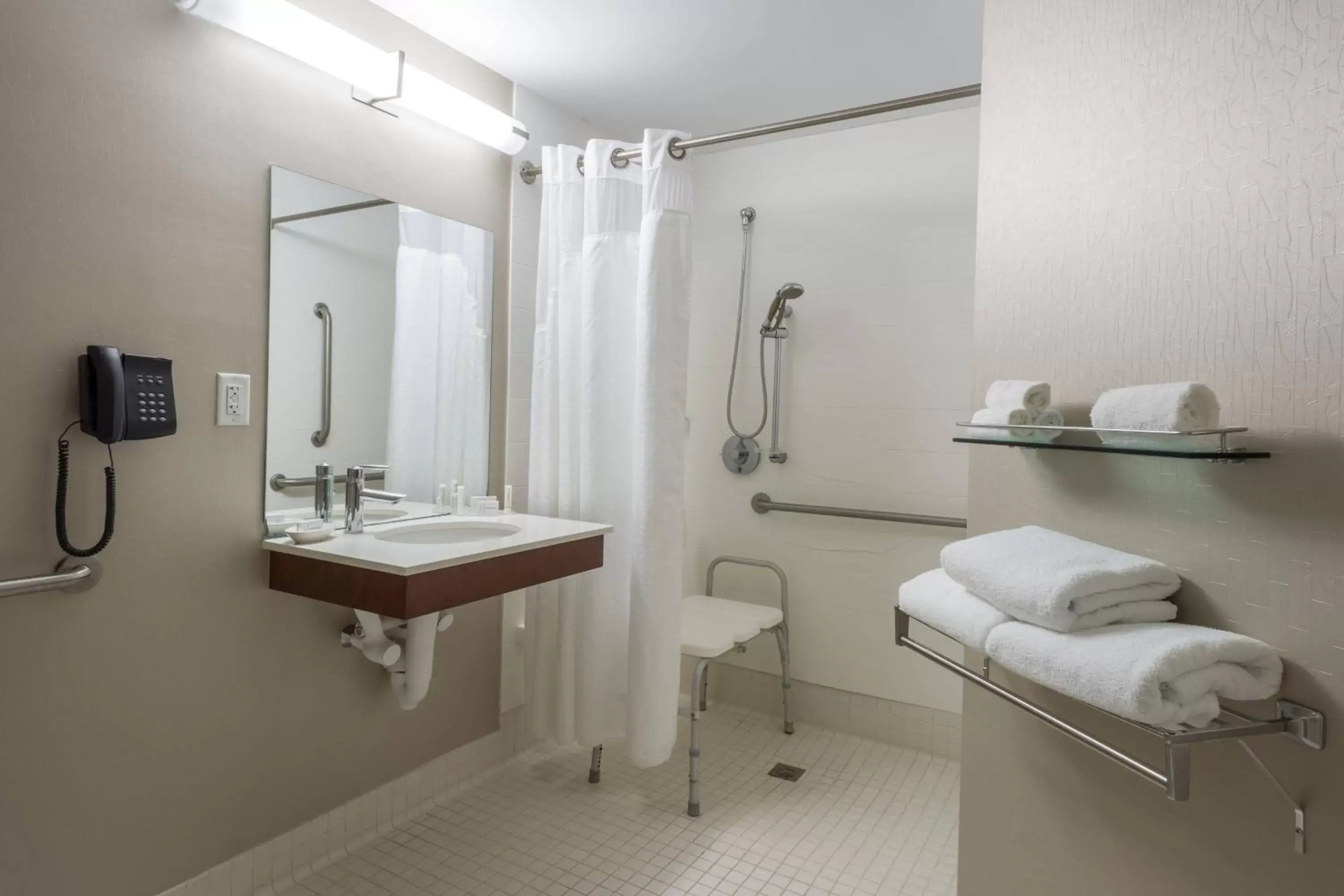 Bathroom in SpringHill Suites Quakertown Pennsylvania