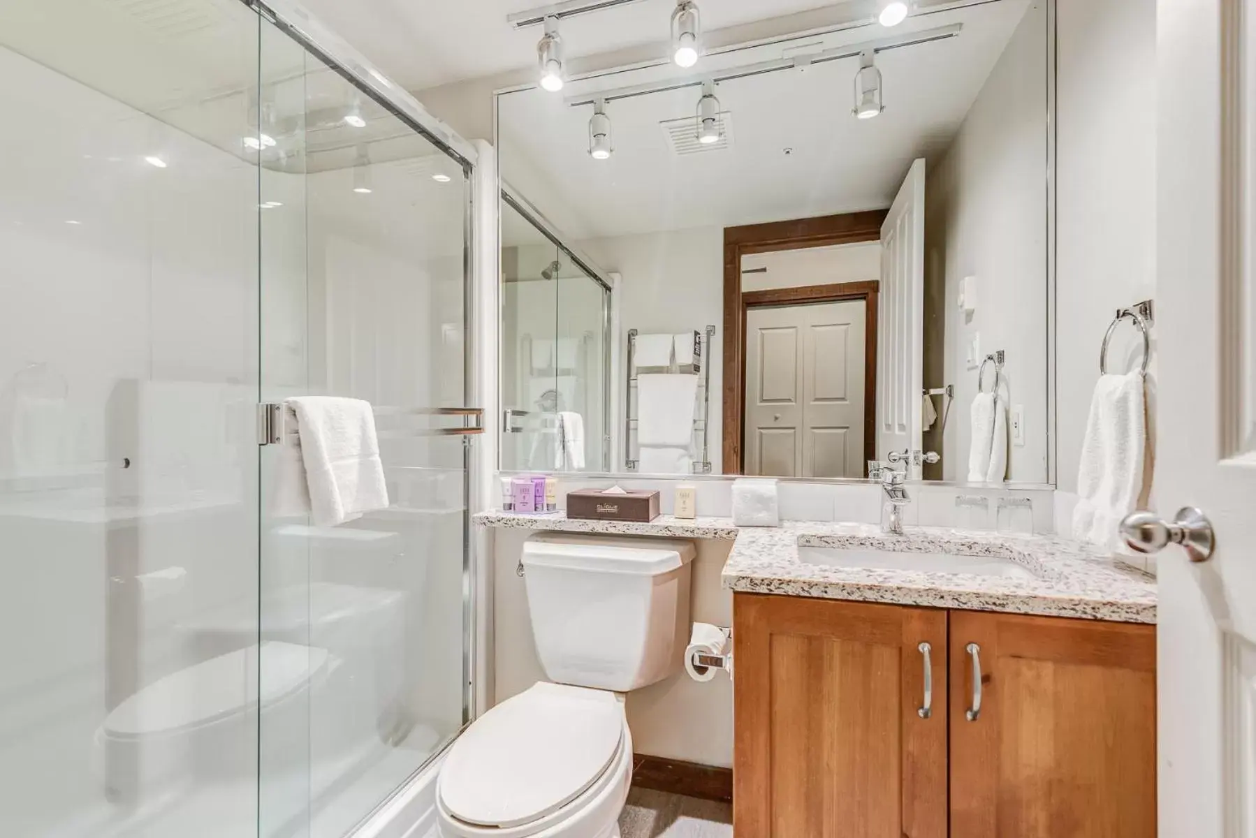 Shower, Bathroom in Blackcomb Springs Suites by CLIQUE