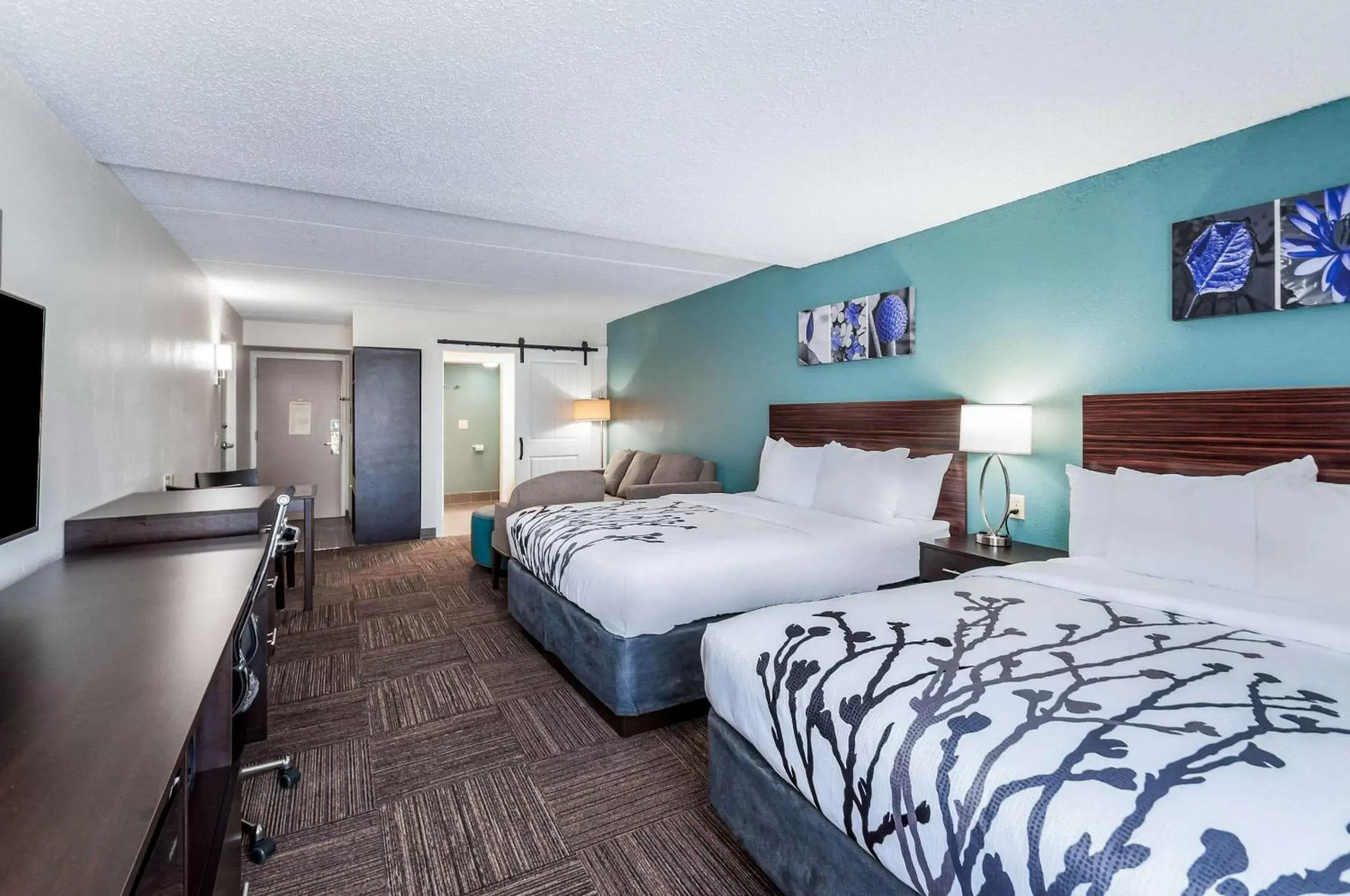 Queen Room with Two Queen Beds - Accessible/Non-Smoking  in Sleep Inn & Suites Rehoboth Beach