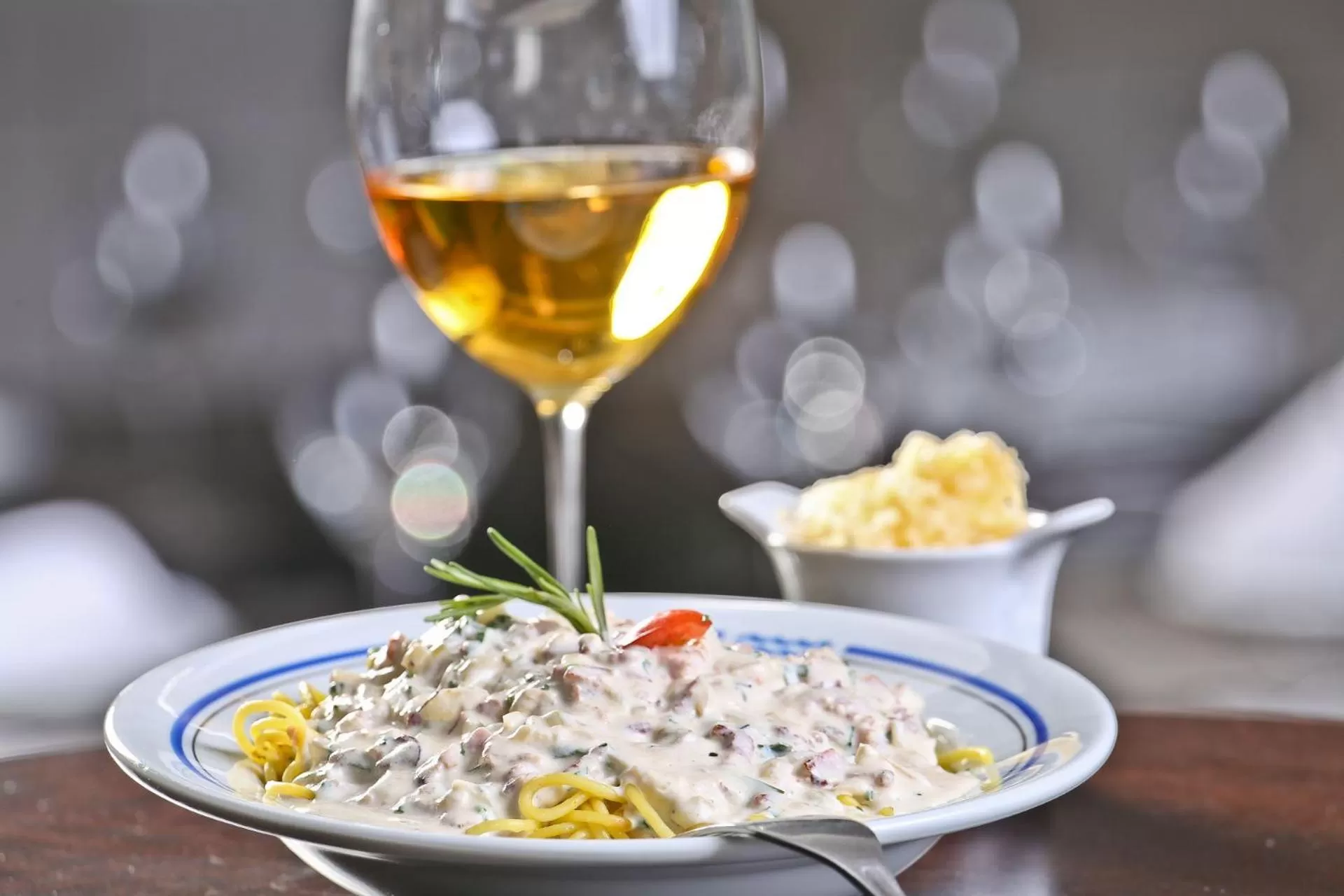 Food close-up in Sandri Palace Hotel