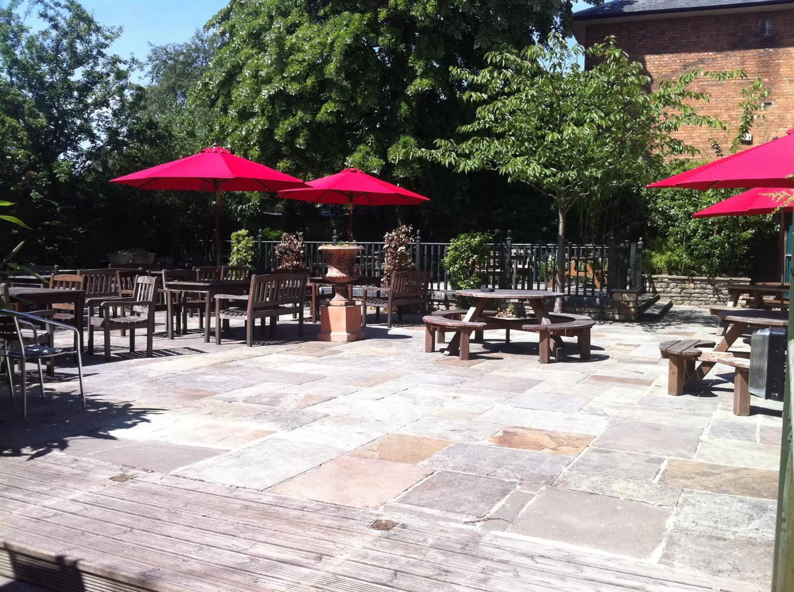 Patio in The Admiral Hornblower