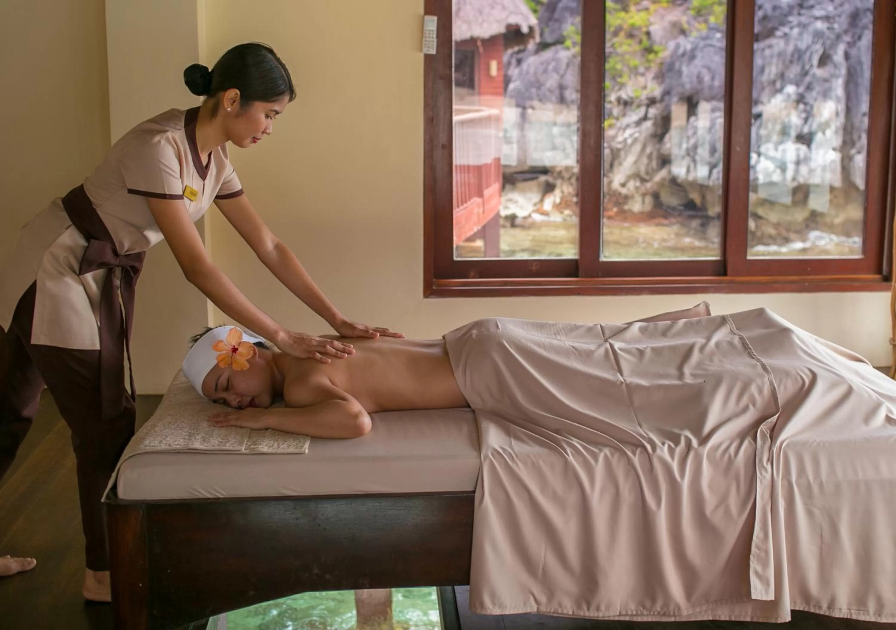 Staff in Cauayan Island Resort and Spa