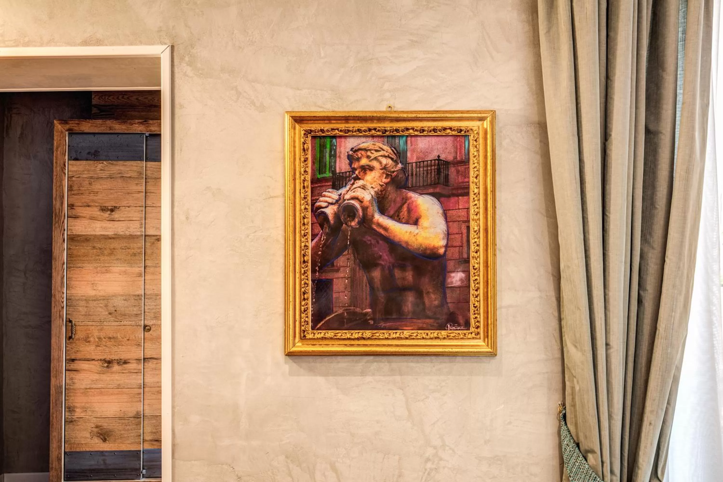 Decorative detail in Parlamento Boutique Hotel