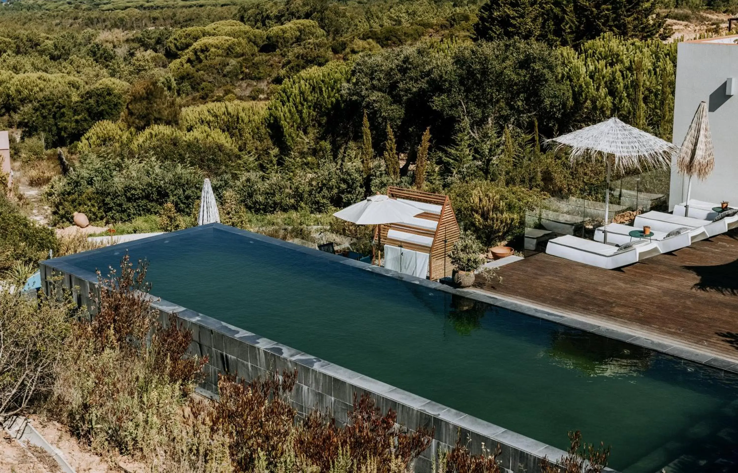 Swimming pool, Pool View in Eco-lodge Villa Epicurea