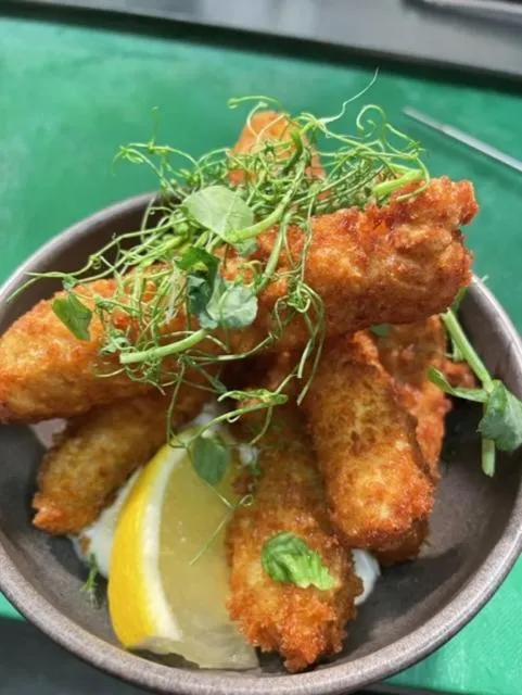 Food and drinks in The Lilly Restaurant With Rooms