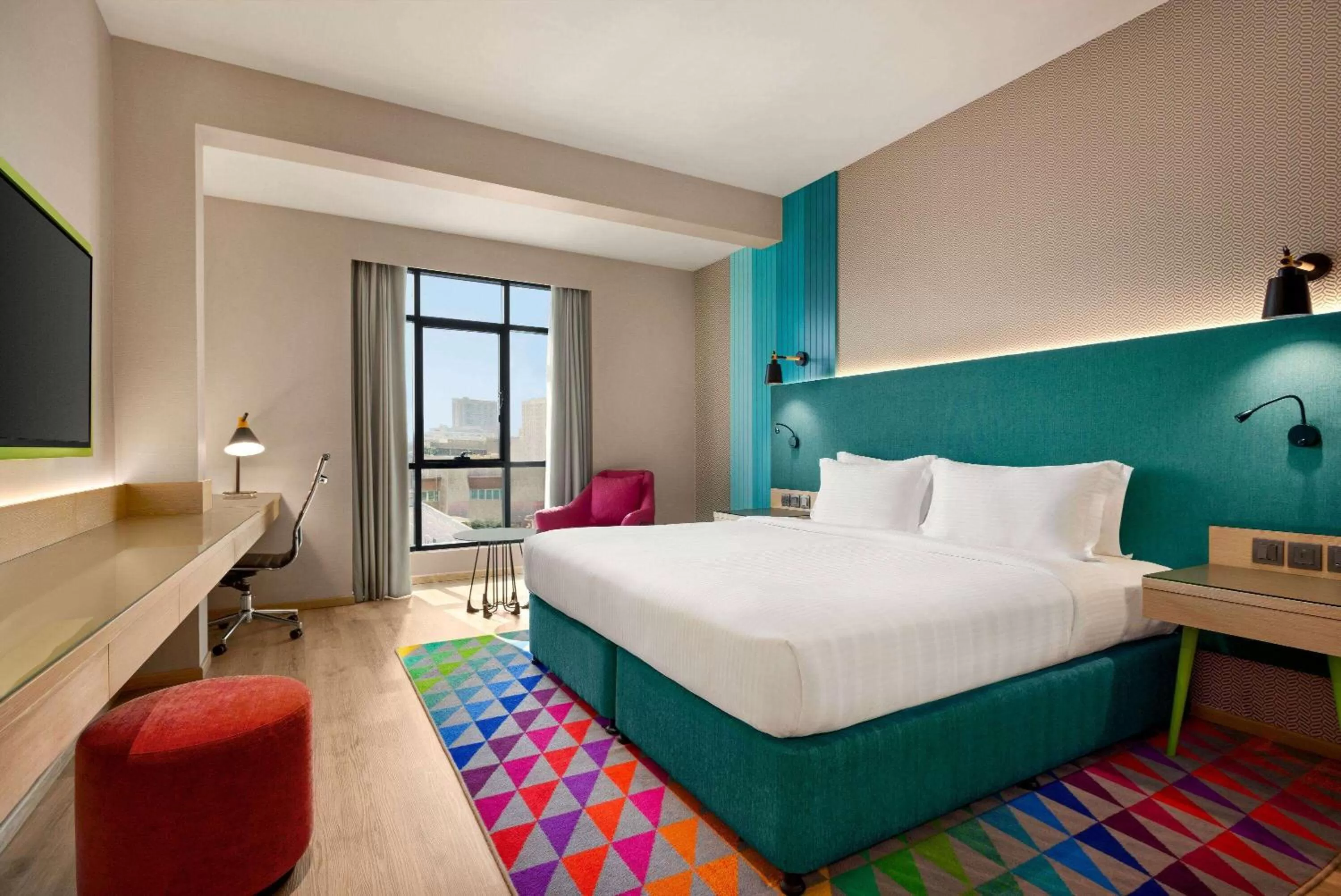 Bed in La Quinta by Wyndham Dubai Jumeirah