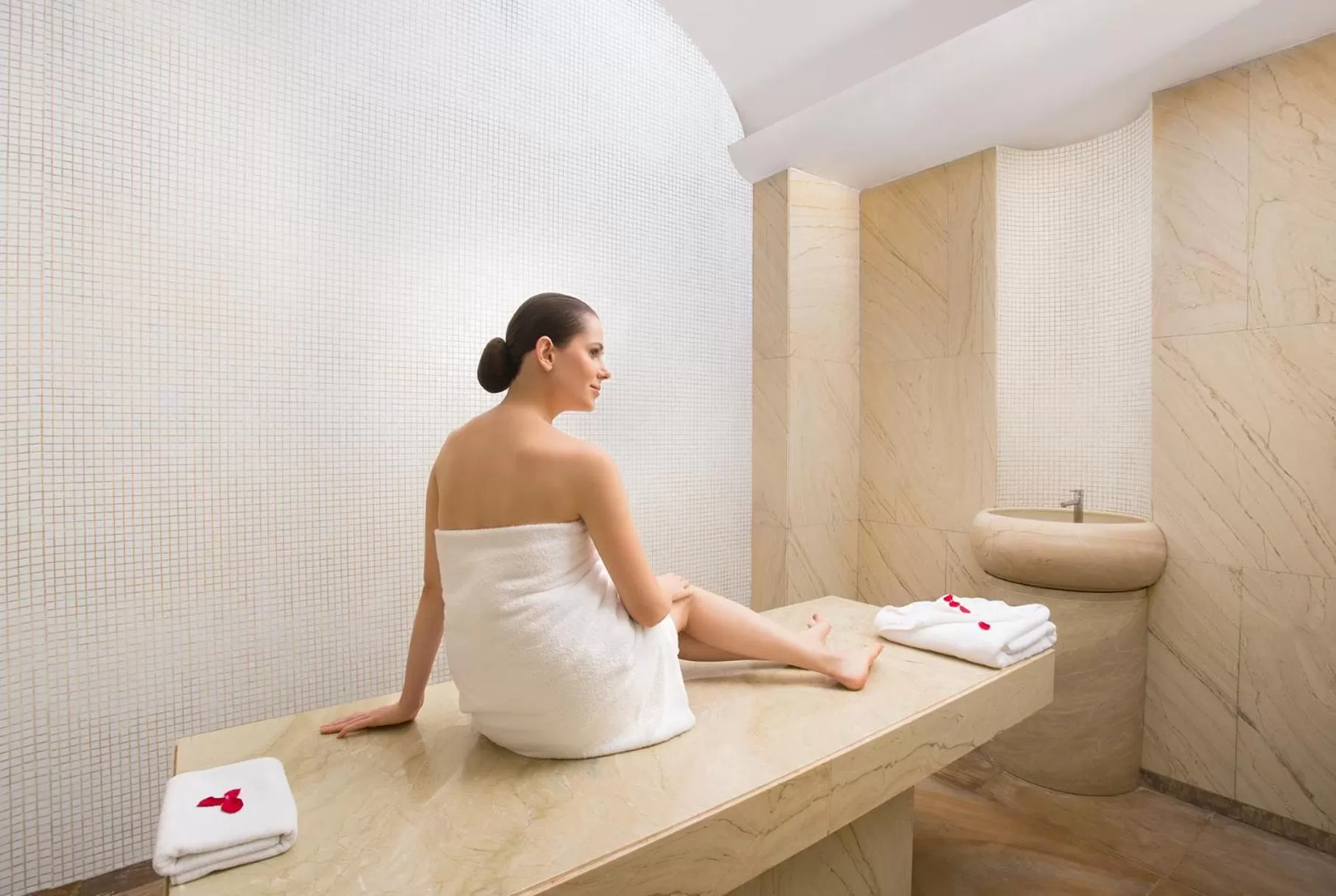 Steam room in The Lodhi – A member of The Leading Hotels Of The World