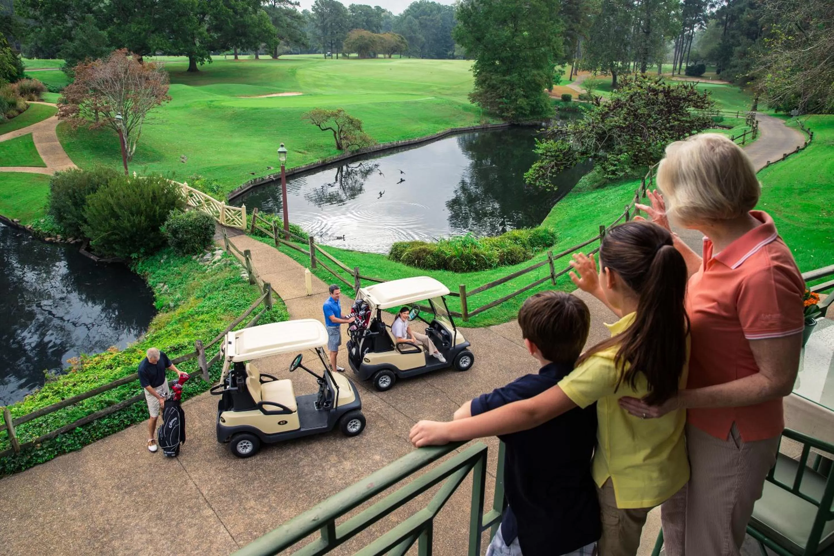 Golfcourse in Williamsburg Inn, an official Colonial Williamsburg Hotel