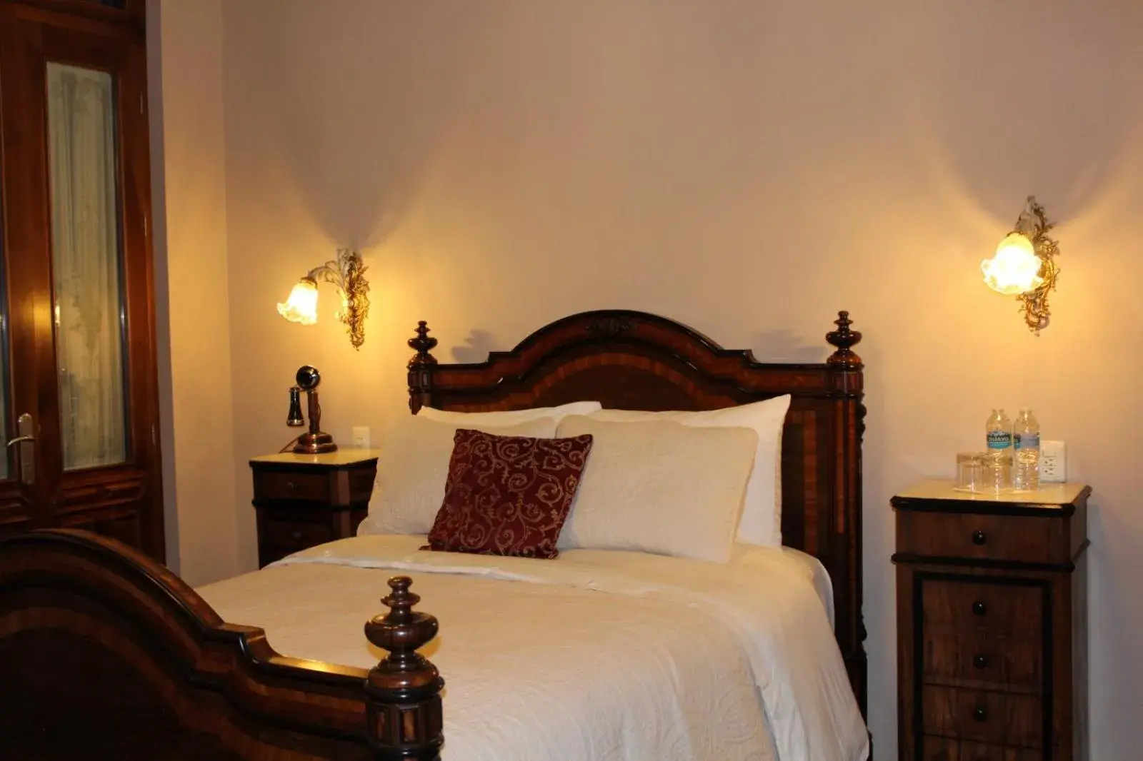 Bed in Hotel Museo Palacio de San Agustin