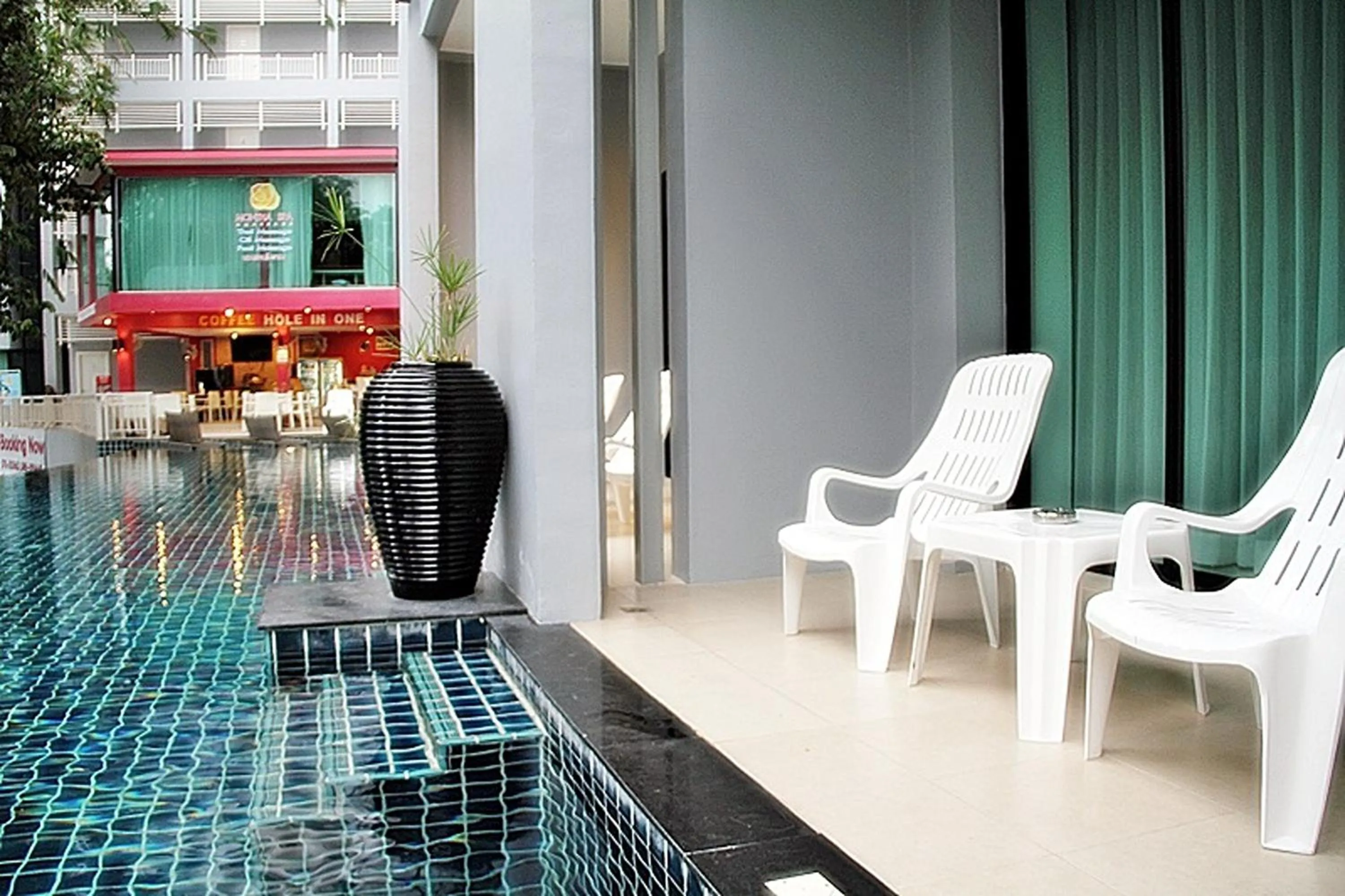 sunbed in The Par Phuket SHA Plus