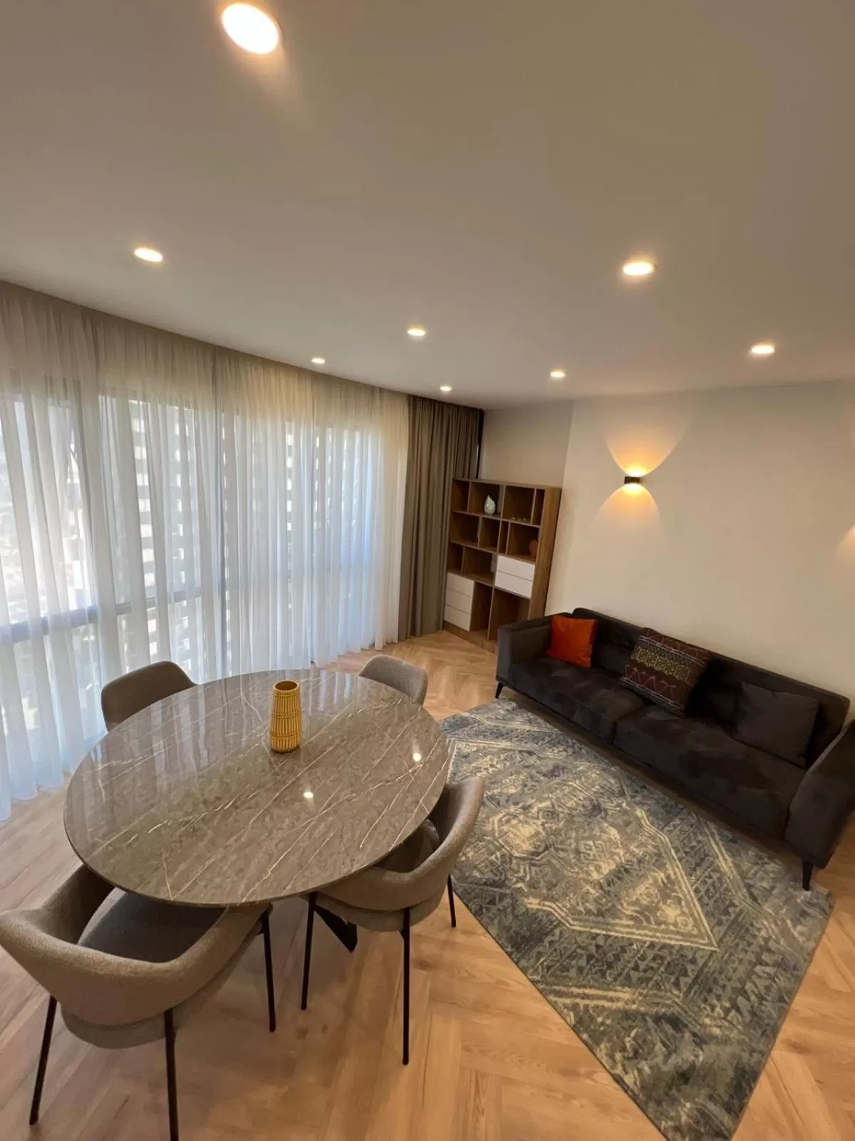 Living room, Dining Area in Aparthotel Holiday Lux Batumi